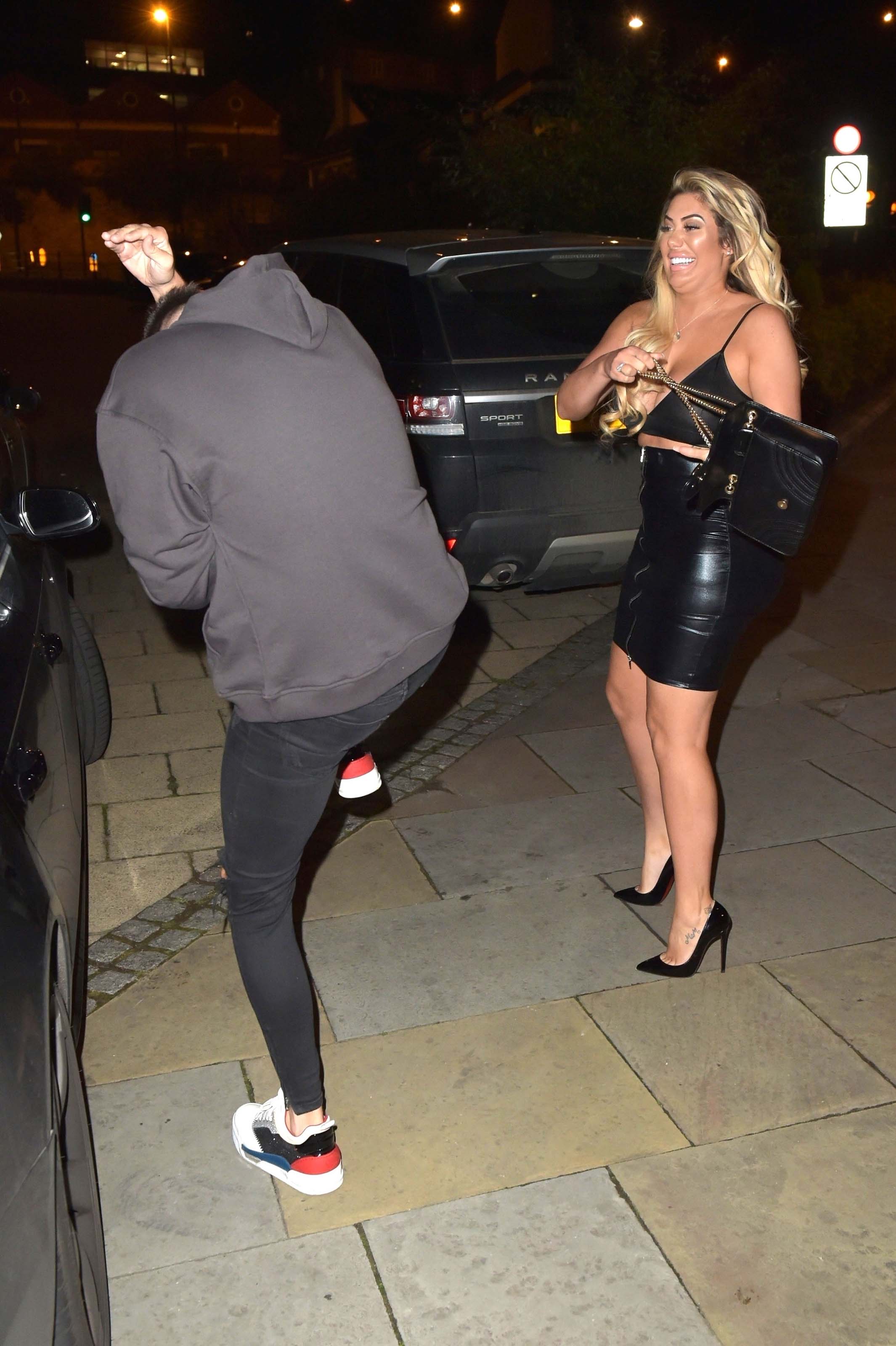 Chloe Ferry date night in Newcastle