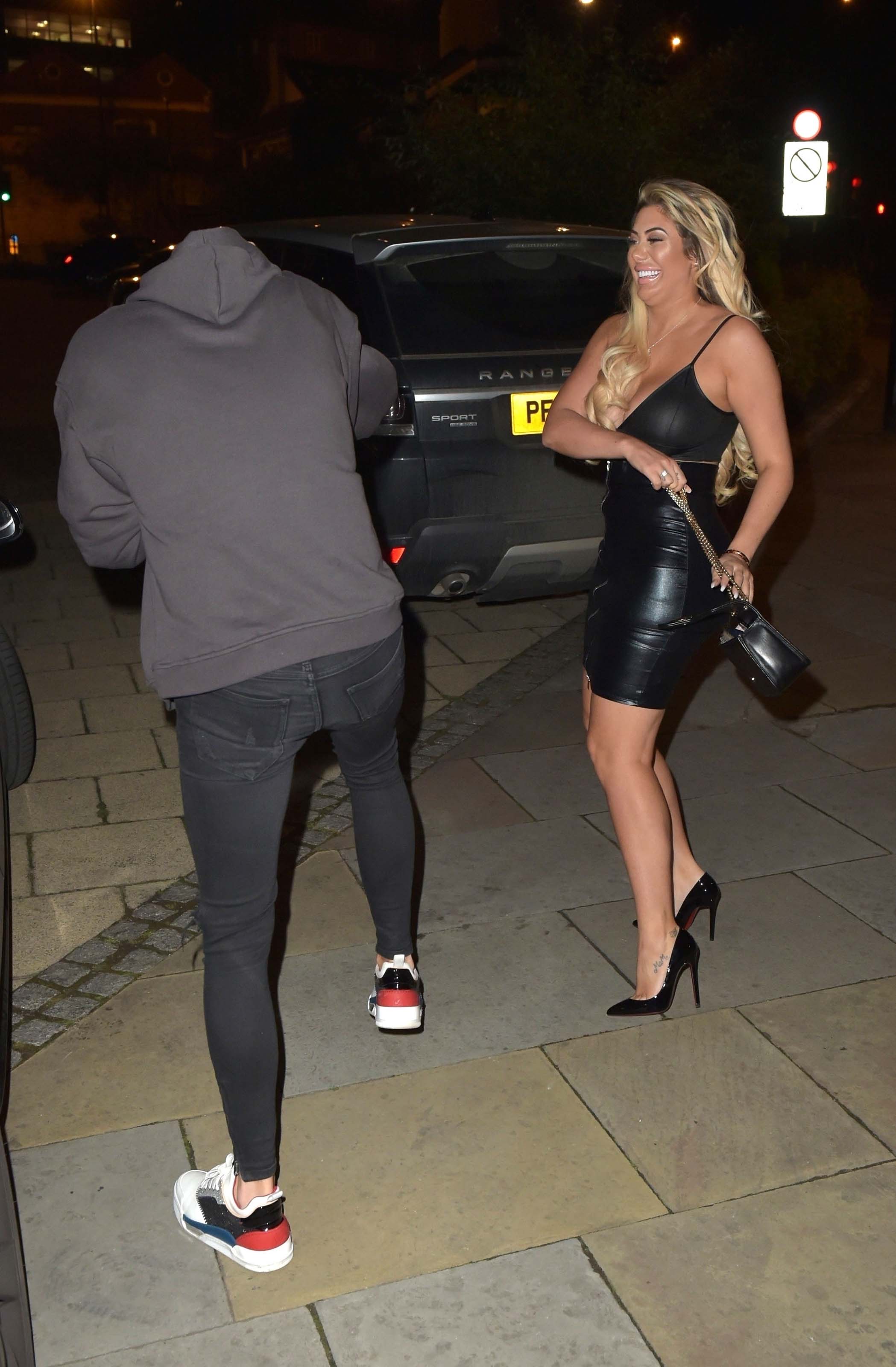 Chloe Ferry date night in Newcastle