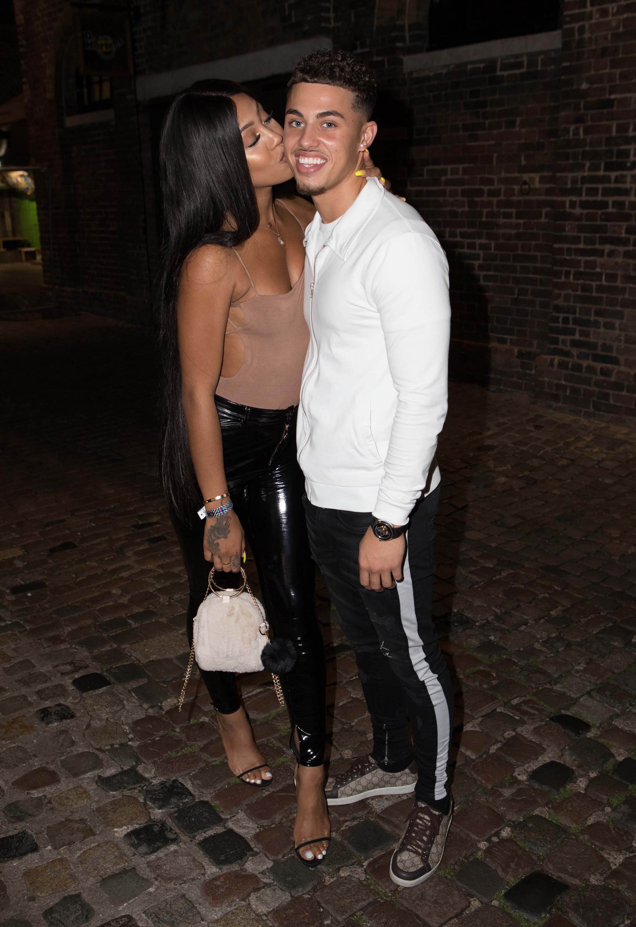 Metisse Campbell attends Union J Single Launch Party
