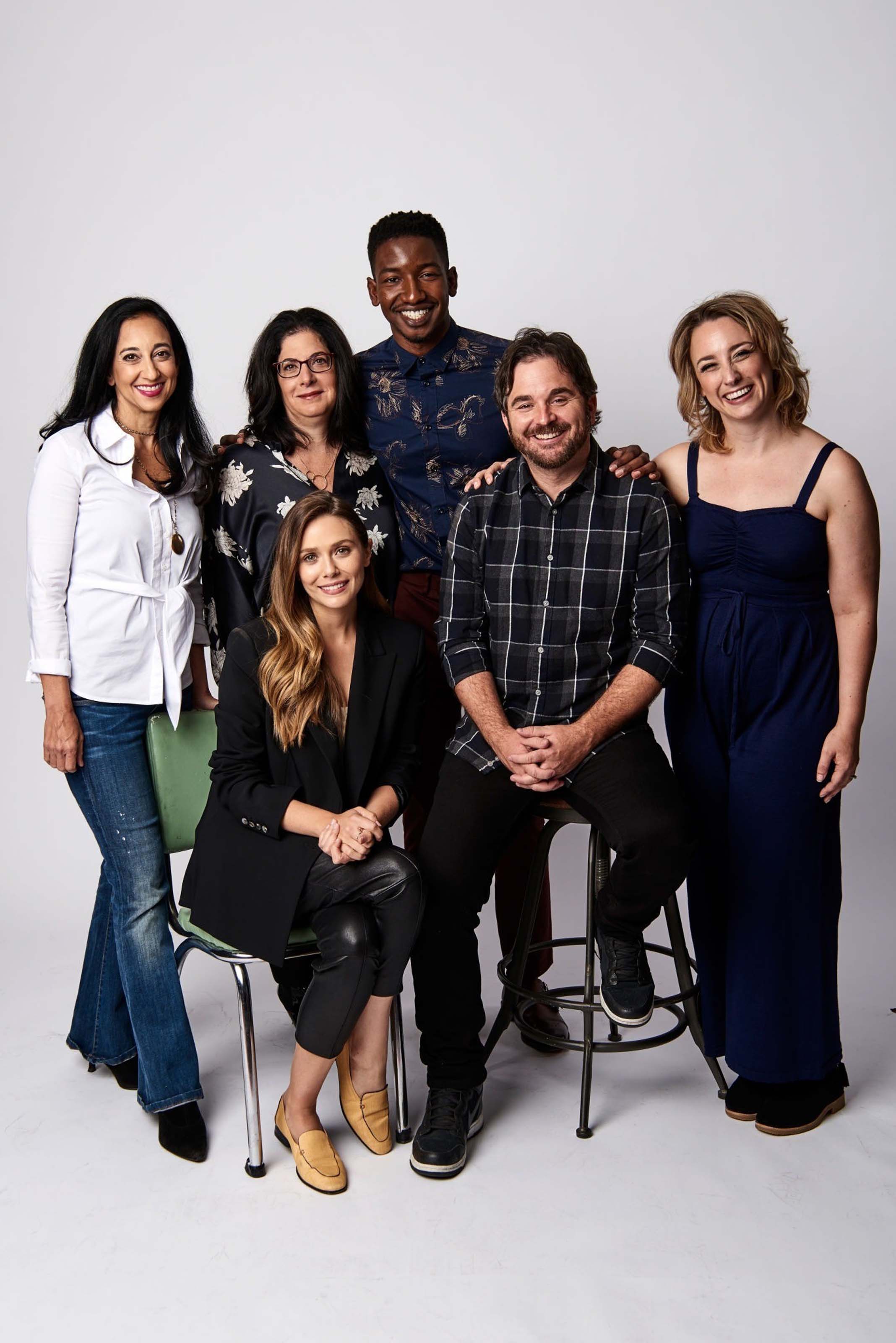 Elizabeth Olsen attends Gareth Cattermole For Getty Images x E! portraits