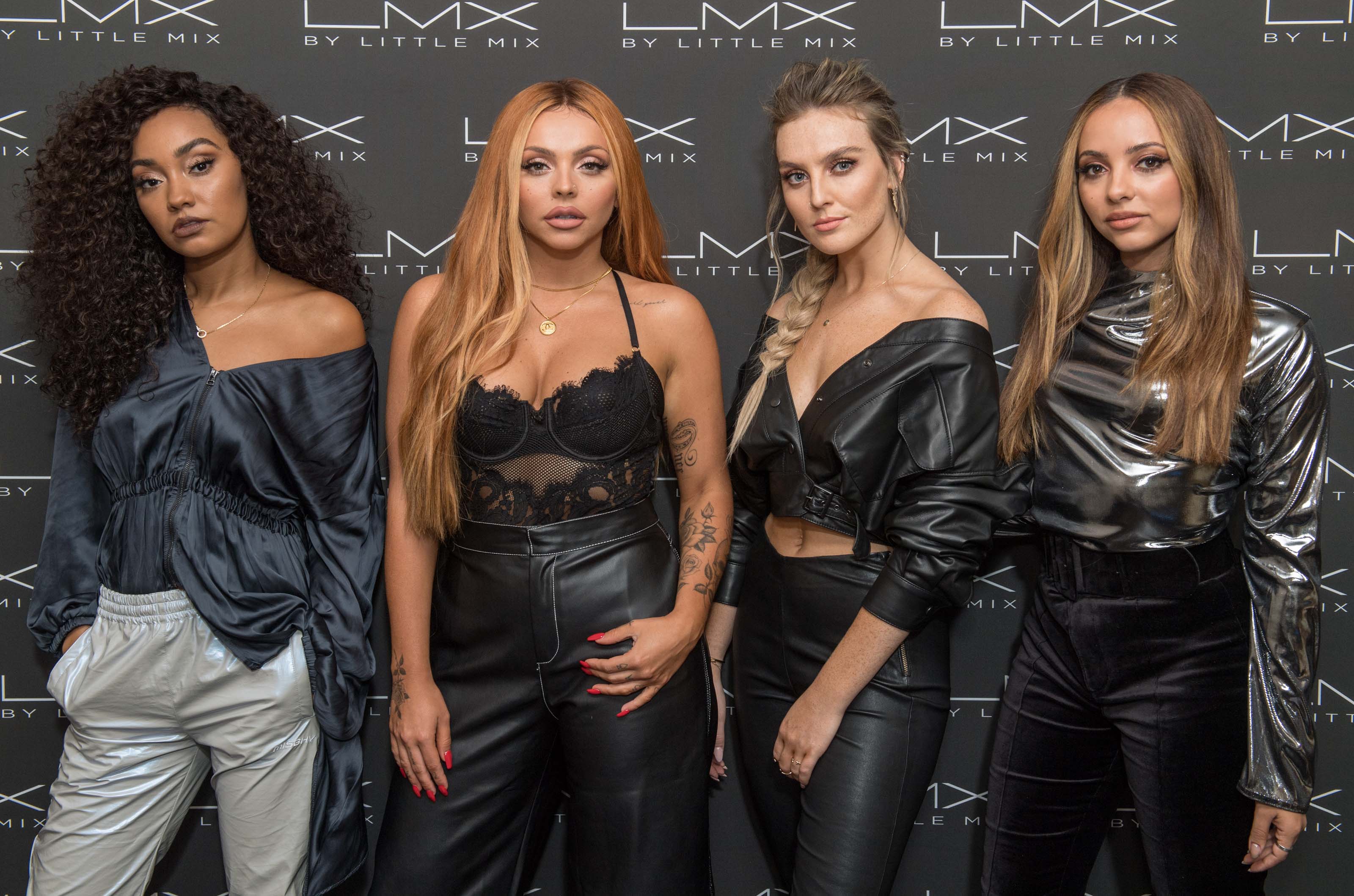 Leigh-Anne Pinnock, Jesy Nelson, Perrie Edwards and Jade Thirlwall ‘LMX by Little Mix’ launch