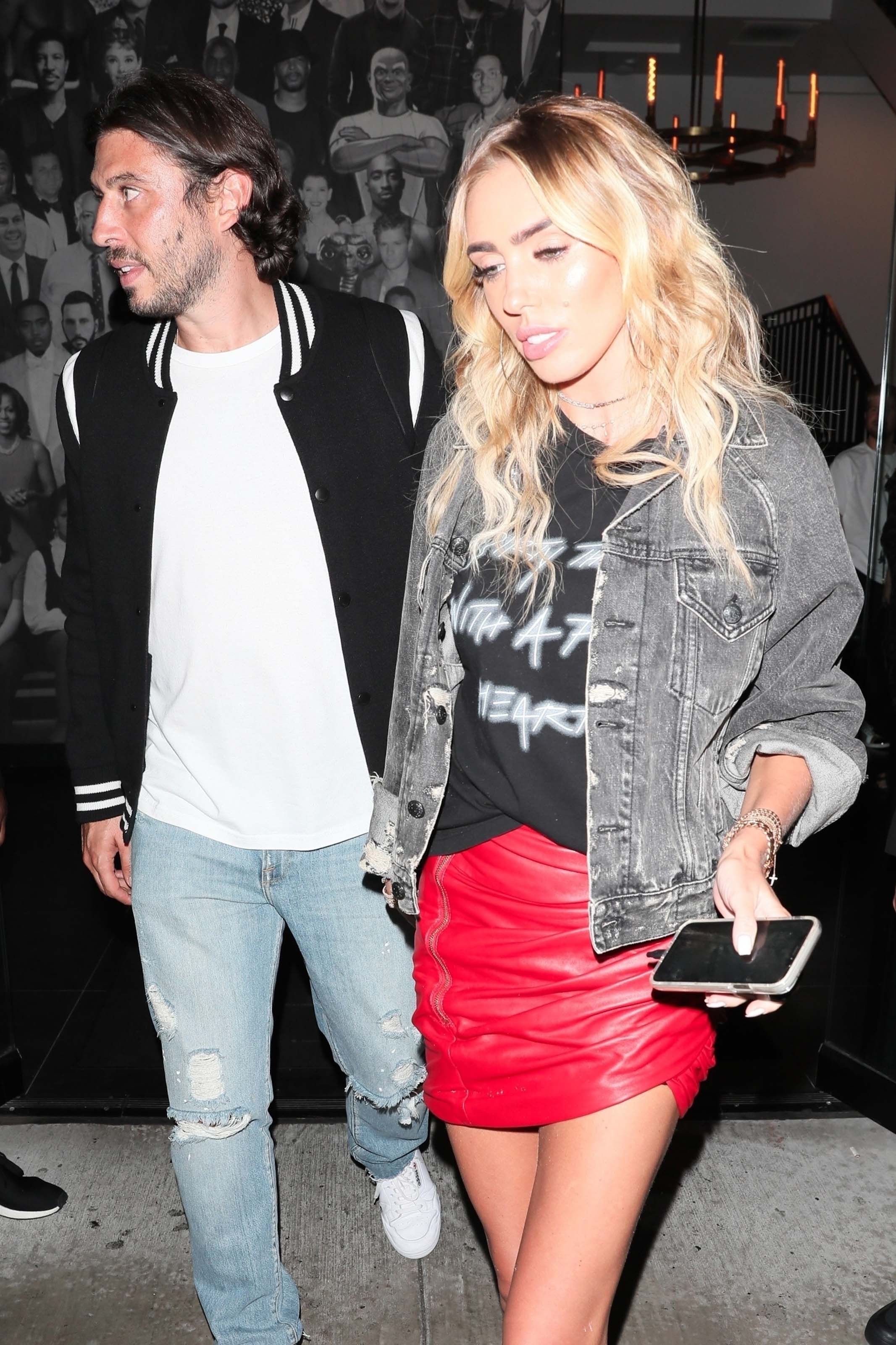 Petra Ecclestone leaving Catch restaurant