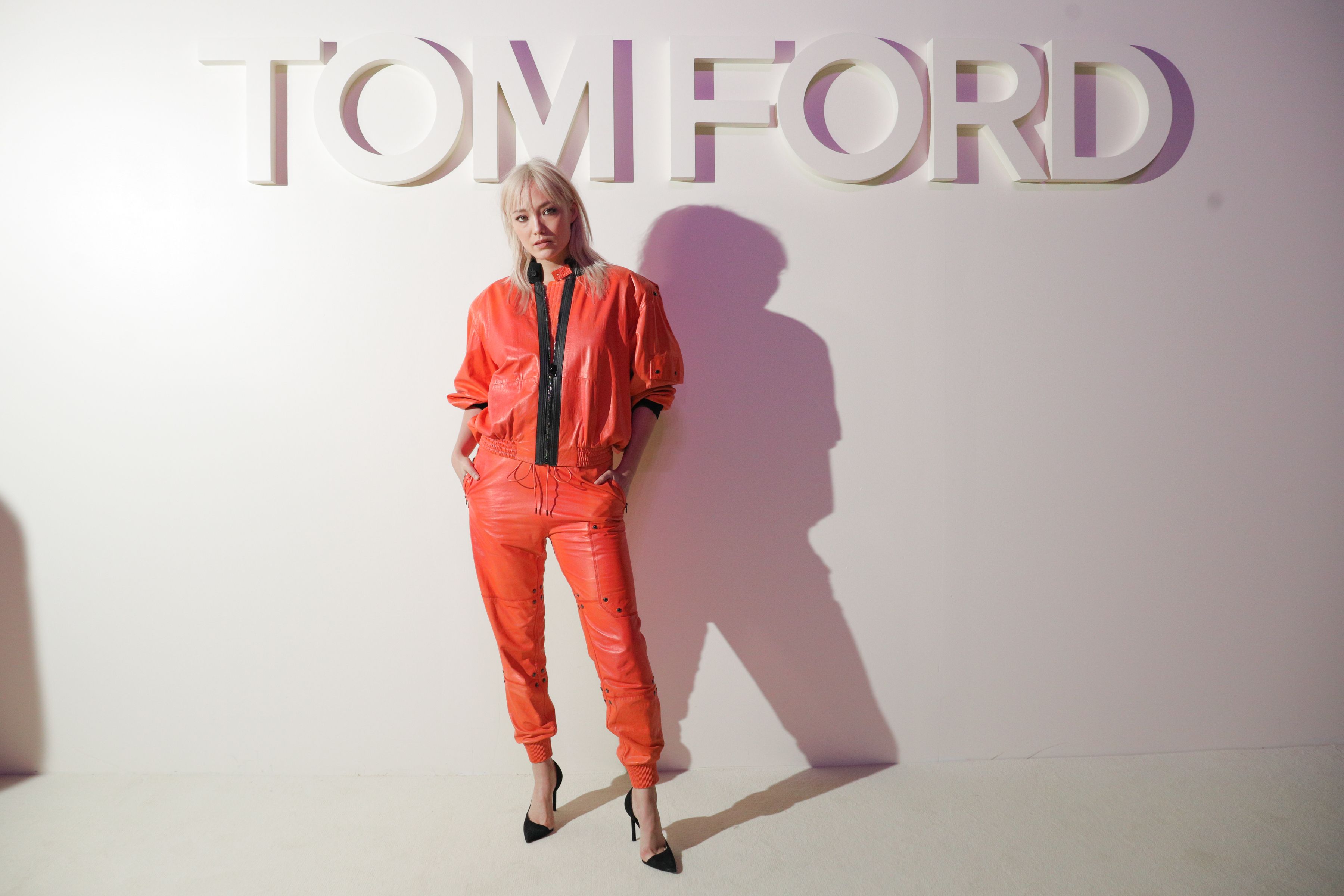 Pom Klementieff attends Tom Ford show