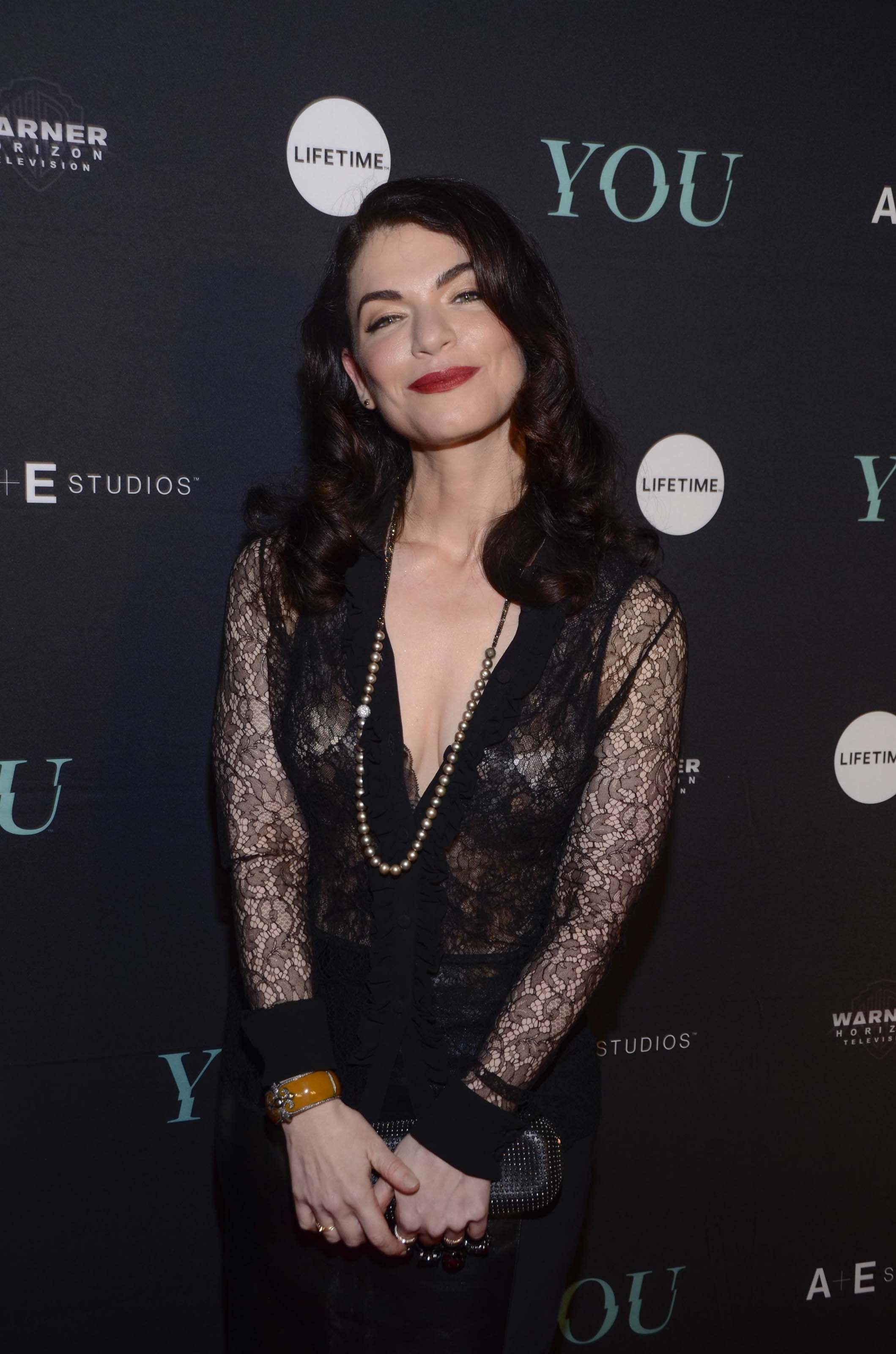 Sera Gamble attends You Series Premiere Celebration