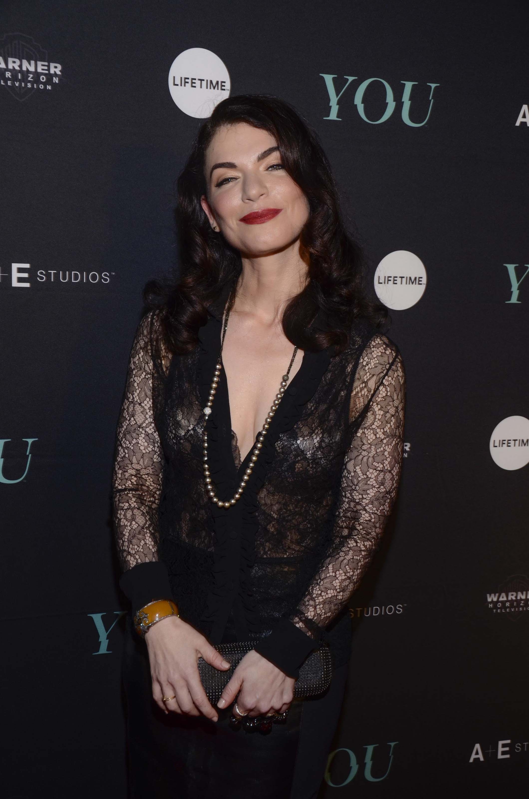 Sera Gamble attends You Series Premiere Celebration