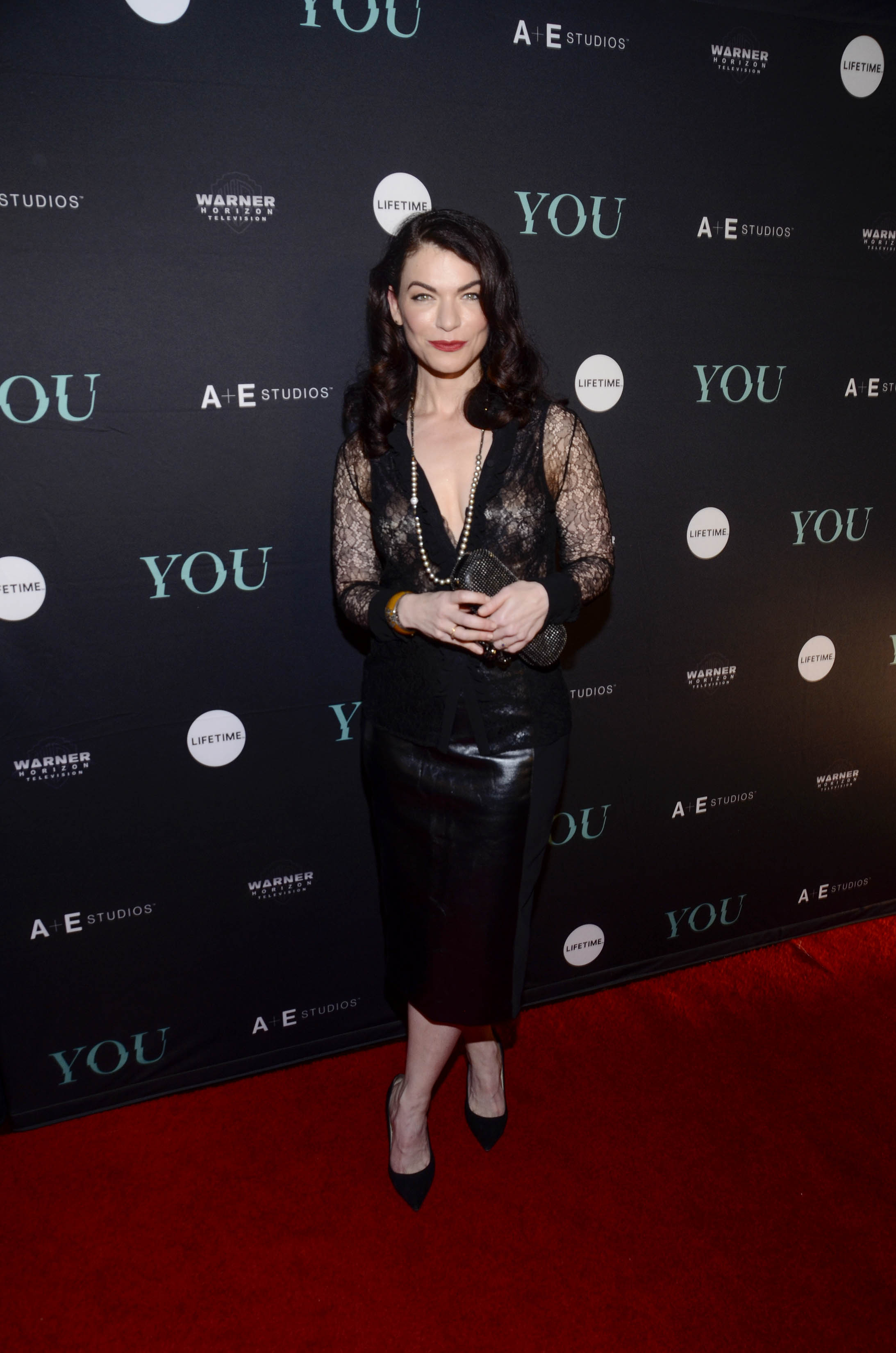 Sera Gamble attends You Series Premiere Celebration