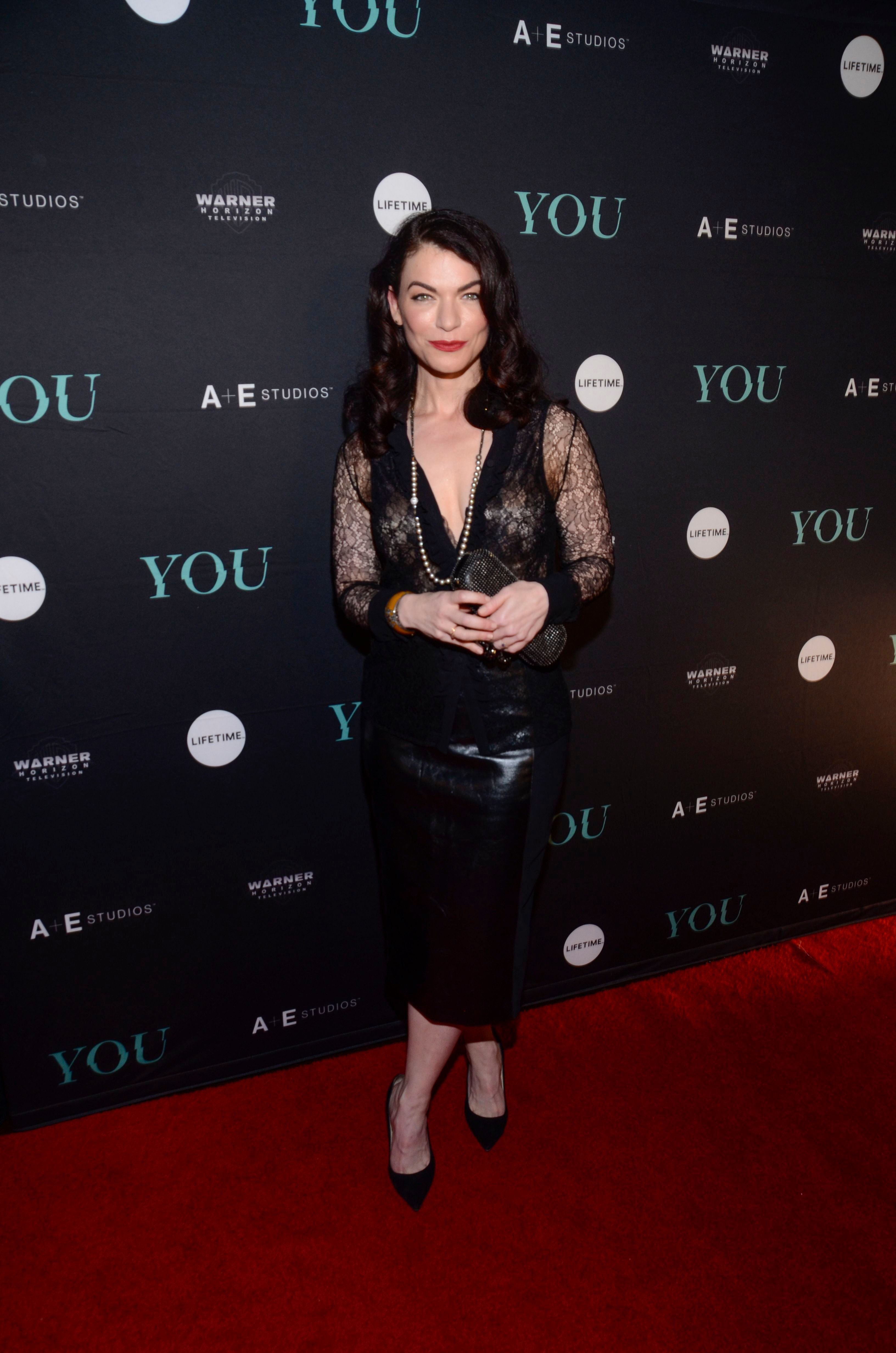 Sera Gamble attends You Series Premiere Celebration