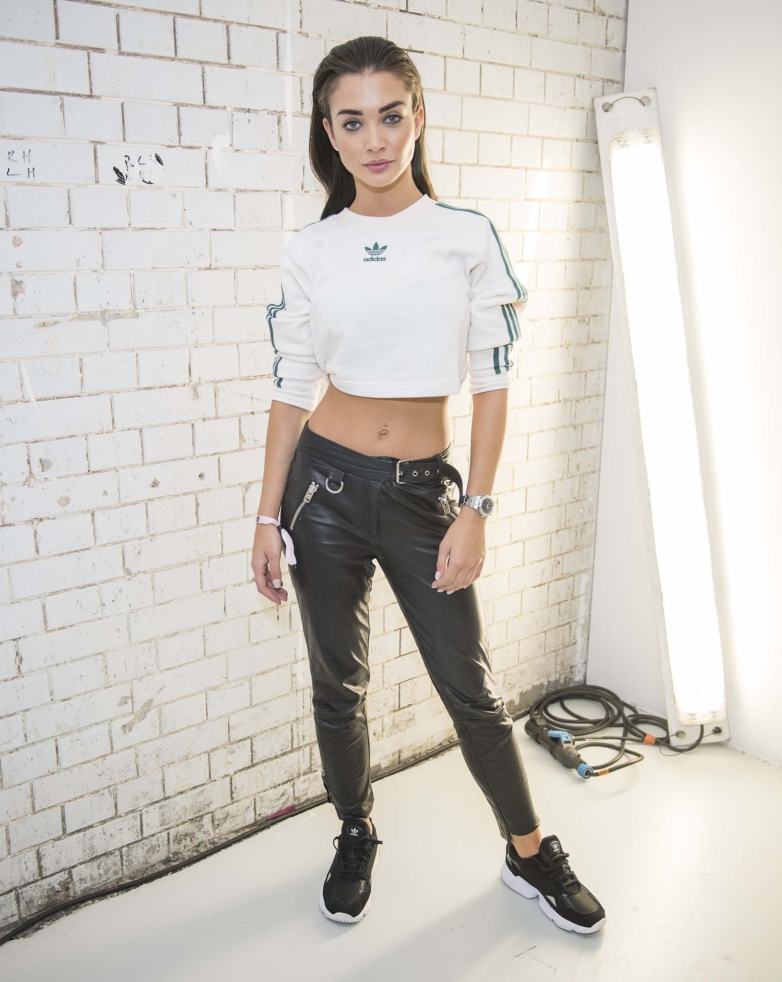 Amy Jackson attends Hailey Baldwin x Adidas show