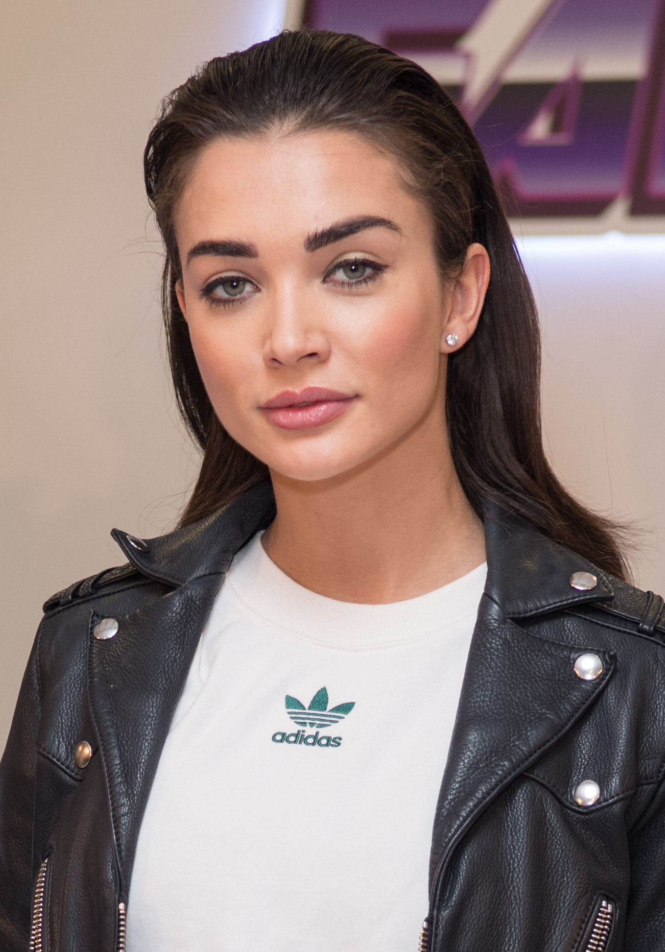 Amy Jackson attends Hailey Baldwin x Adidas show