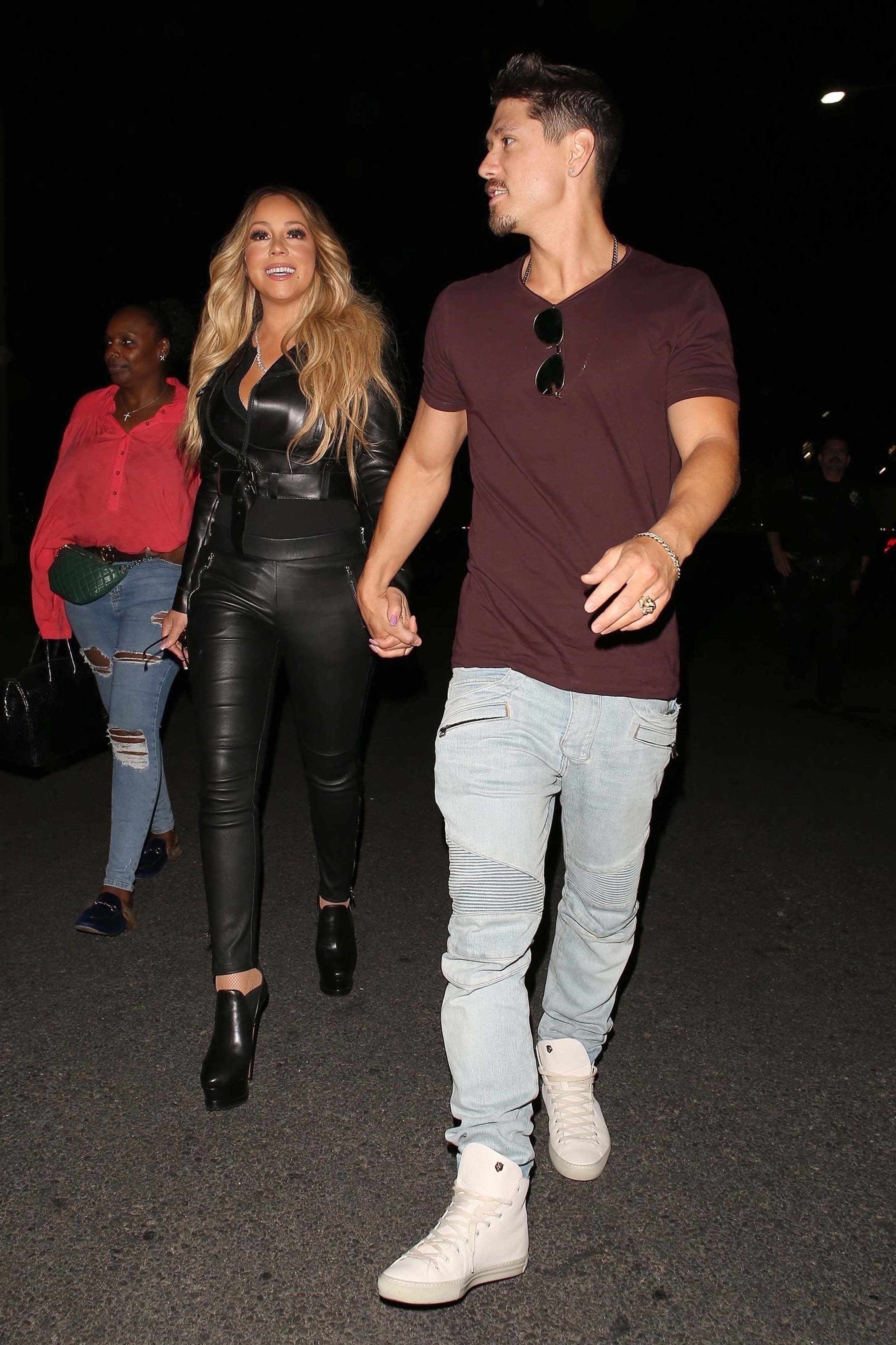 Mariah Carey spotted attending Jay-Z and Beyonce’s On the Run II Tour