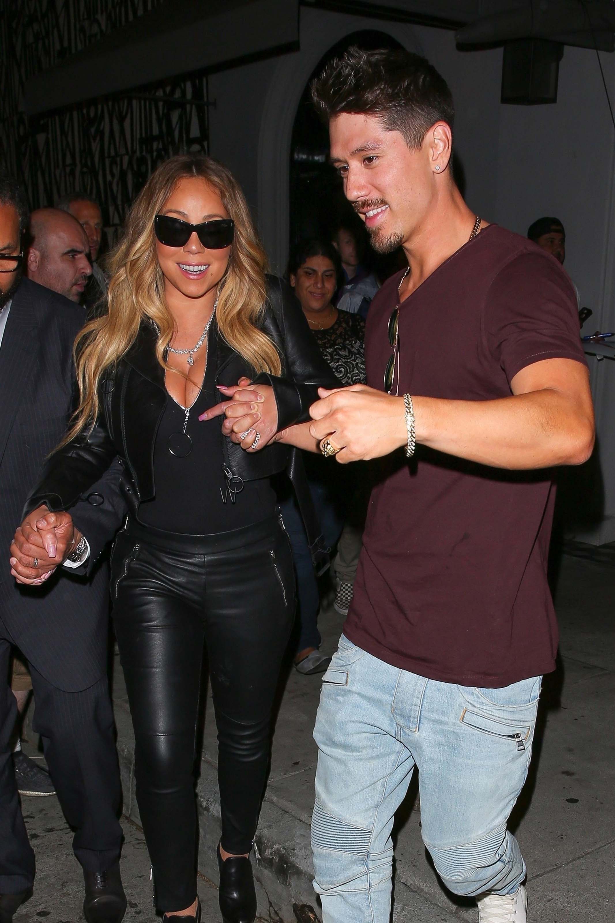 Mariah Carey spotted attending Jay-Z and Beyonce’s On the Run II Tour