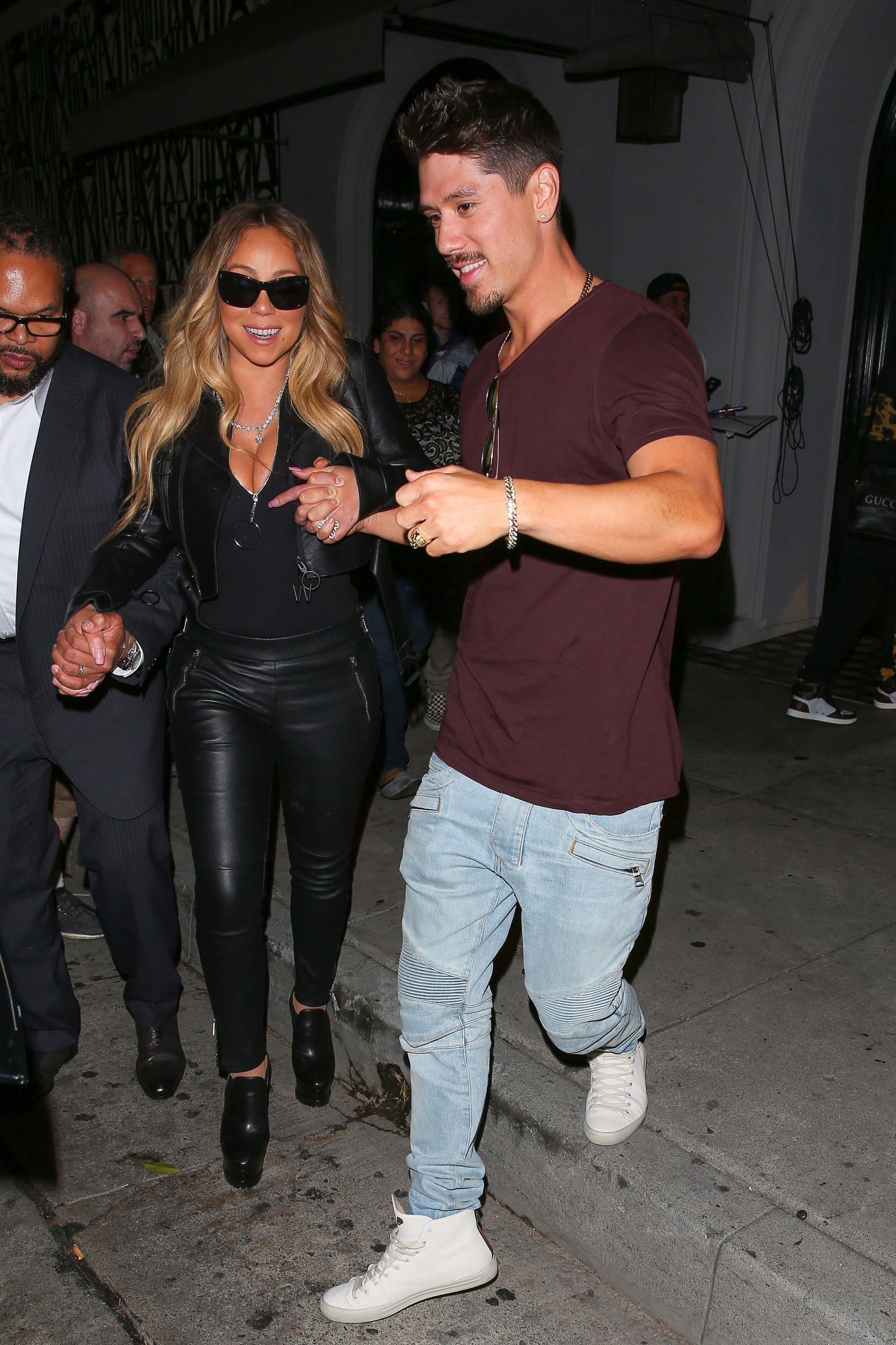 Mariah Carey spotted attending Jay-Z and Beyonce’s On the Run II Tour