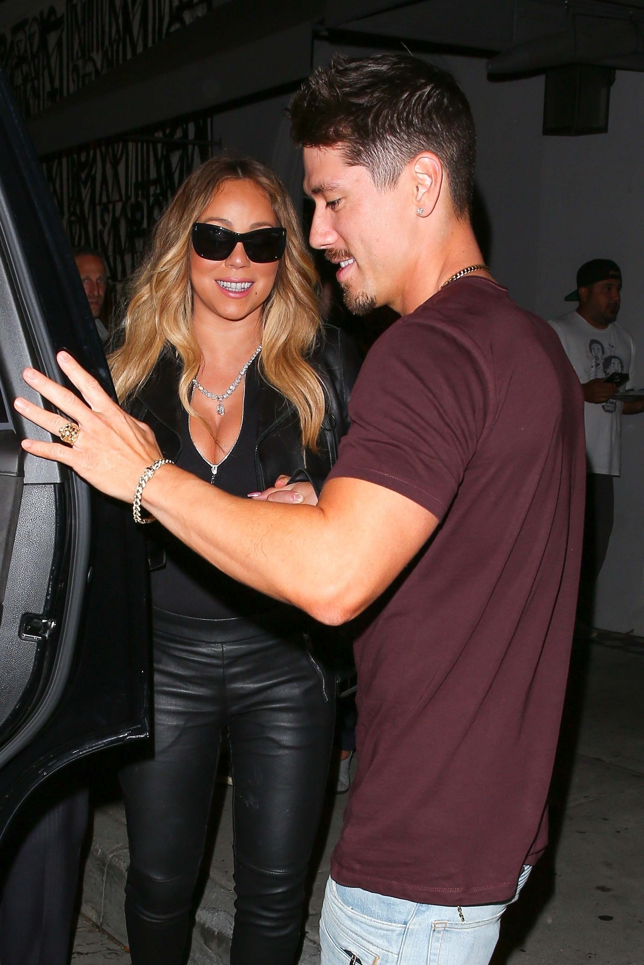 Mariah Carey spotted attending Jay-Z and Beyonce’s On the Run II Tour