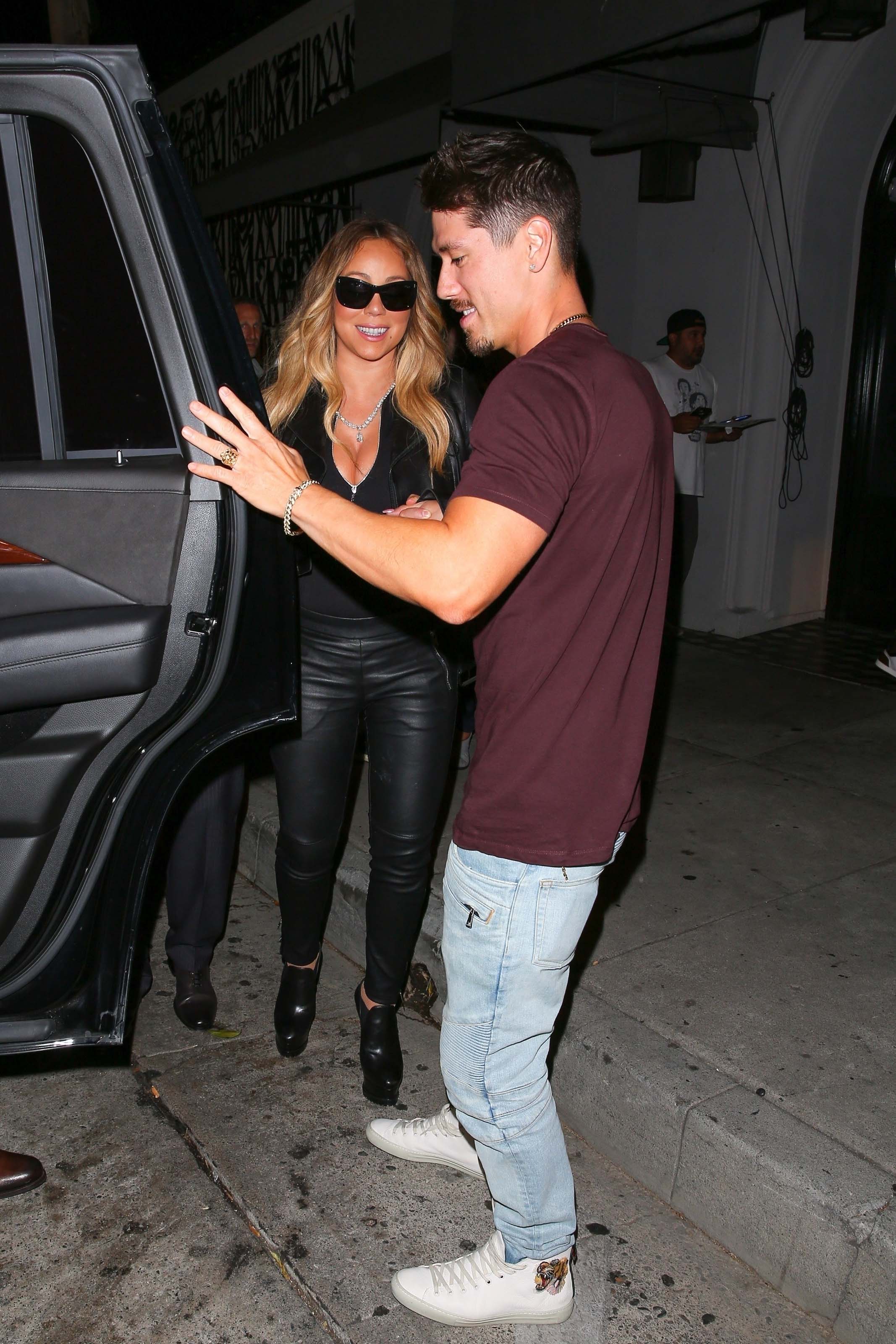 Mariah Carey spotted attending Jay-Z and Beyonce’s On the Run II Tour