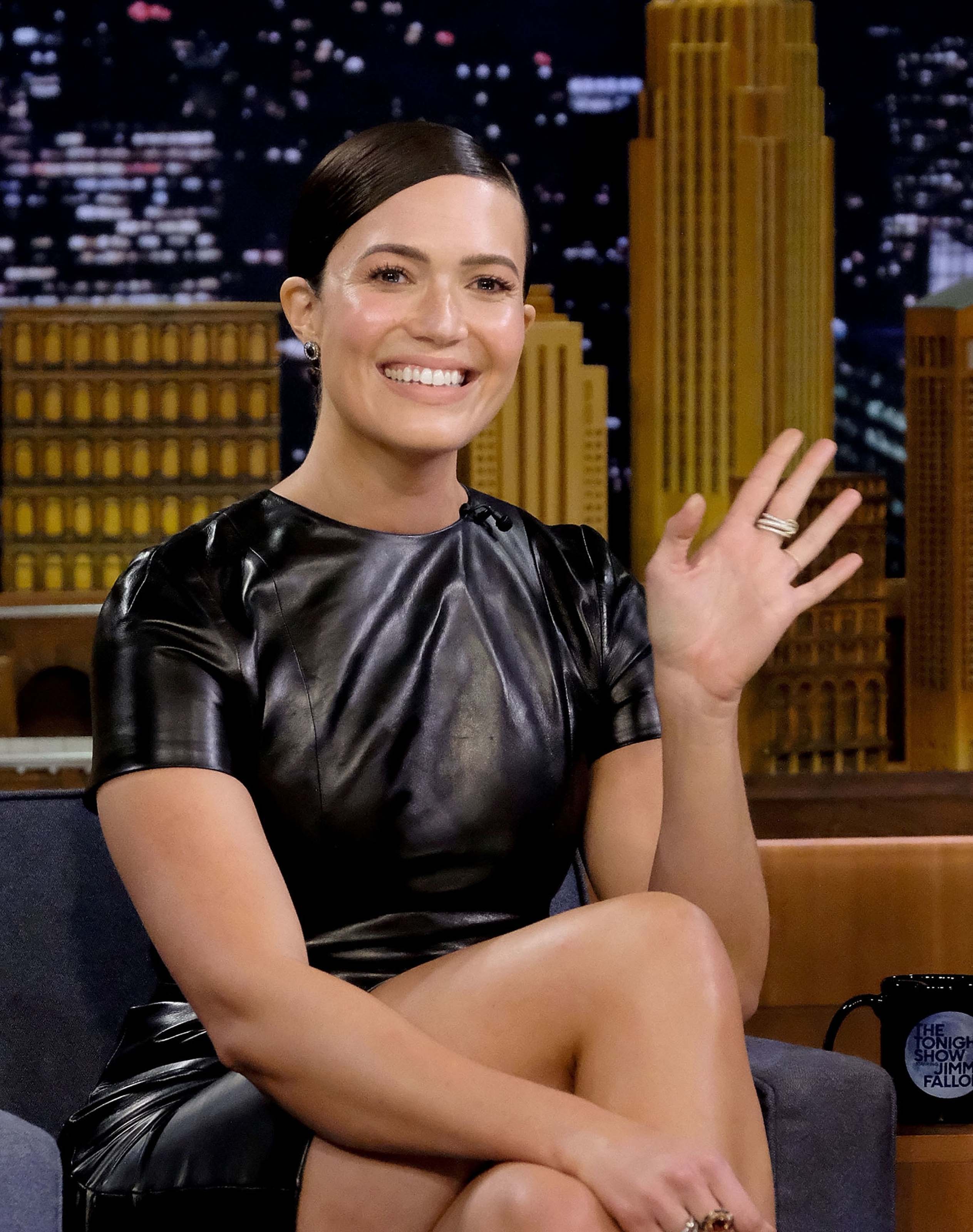 Mandy Moore visits The Tonight Show