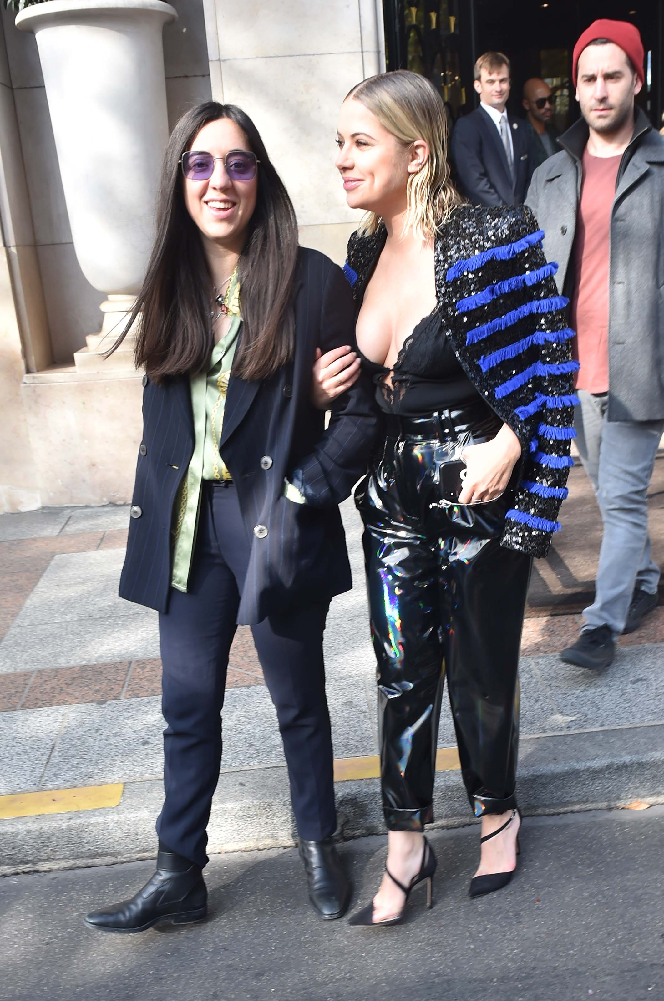 Ashley Benson at the Balmain show