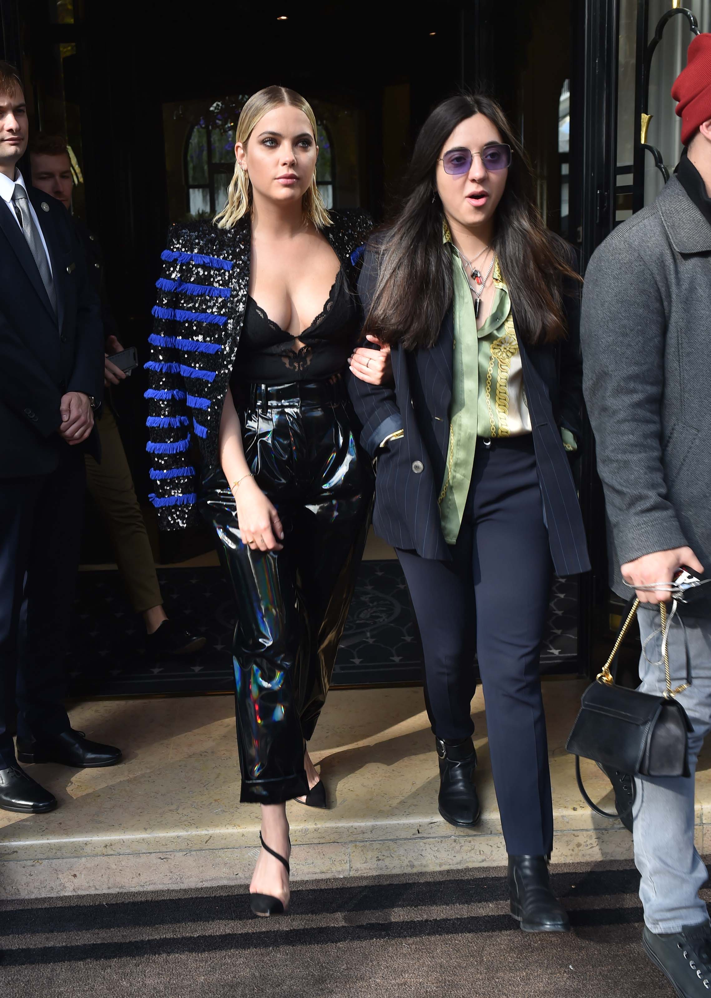 Ashley Benson at the Balmain show