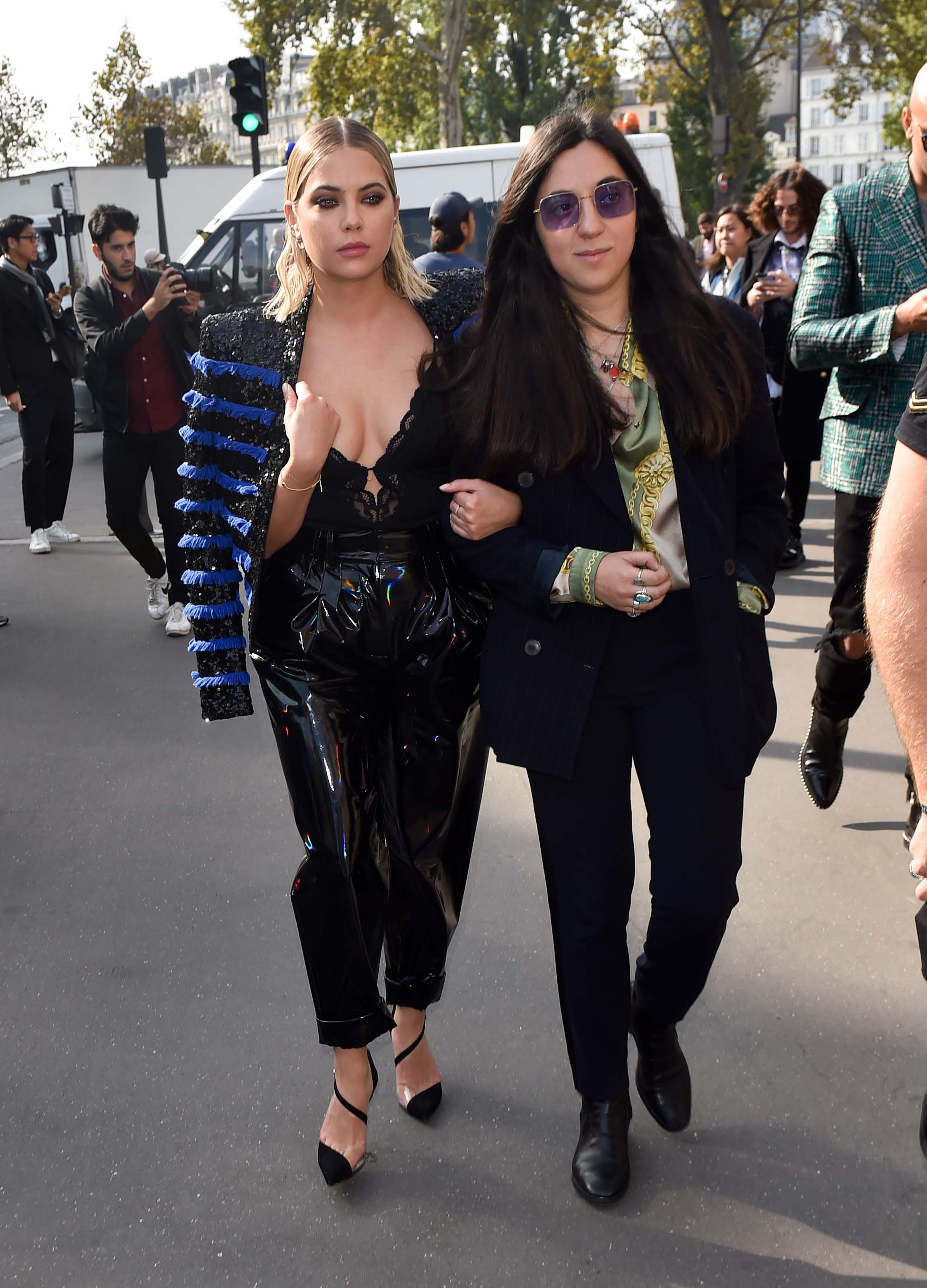 Ashley Benson at the Balmain show