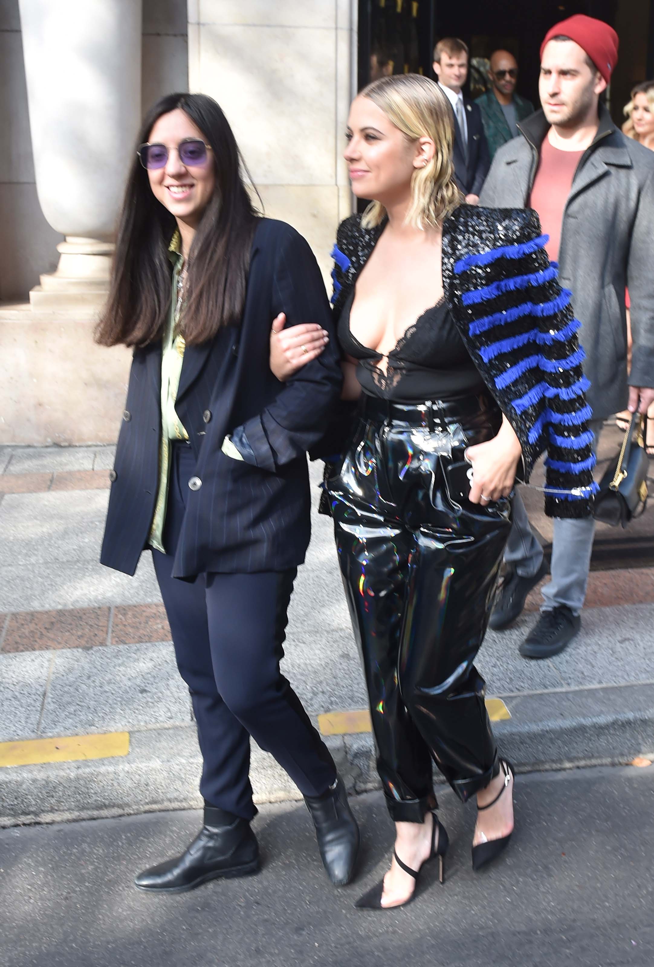 Ashley Benson at the Balmain show