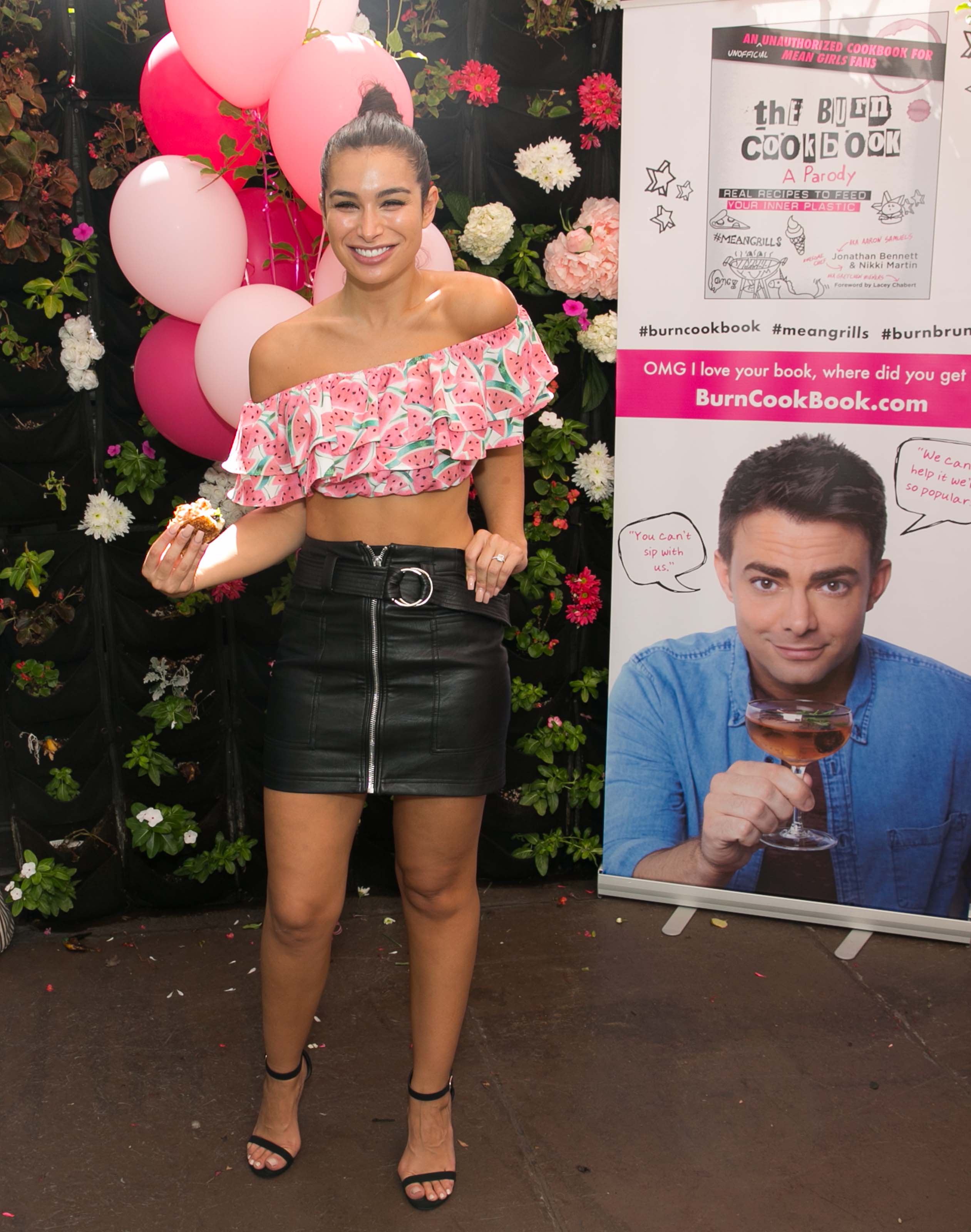 Ashley Iaconetti at Burn Cook Book Boozy Brunch launch