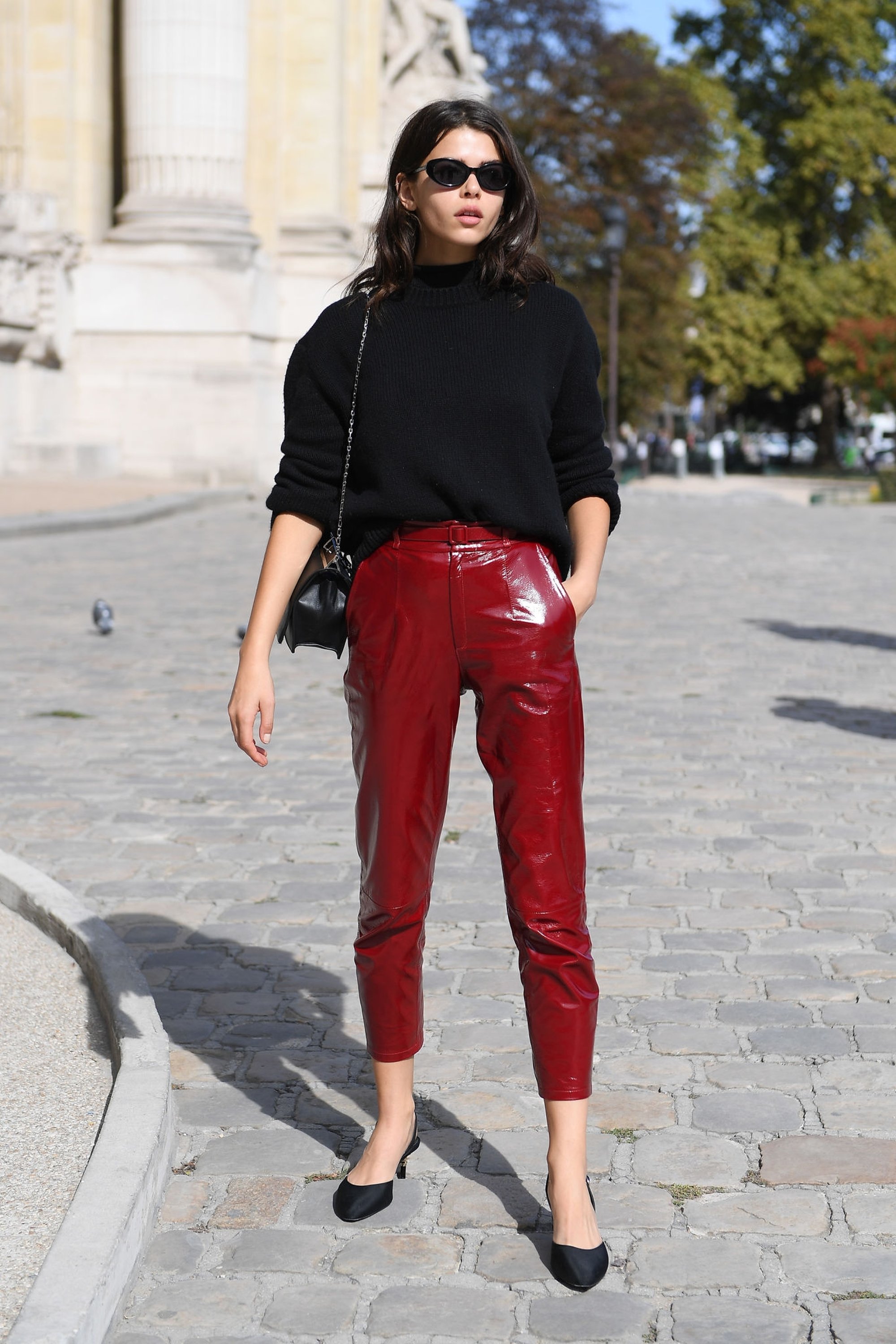 Georgia Fowler attends the Elie Saab show