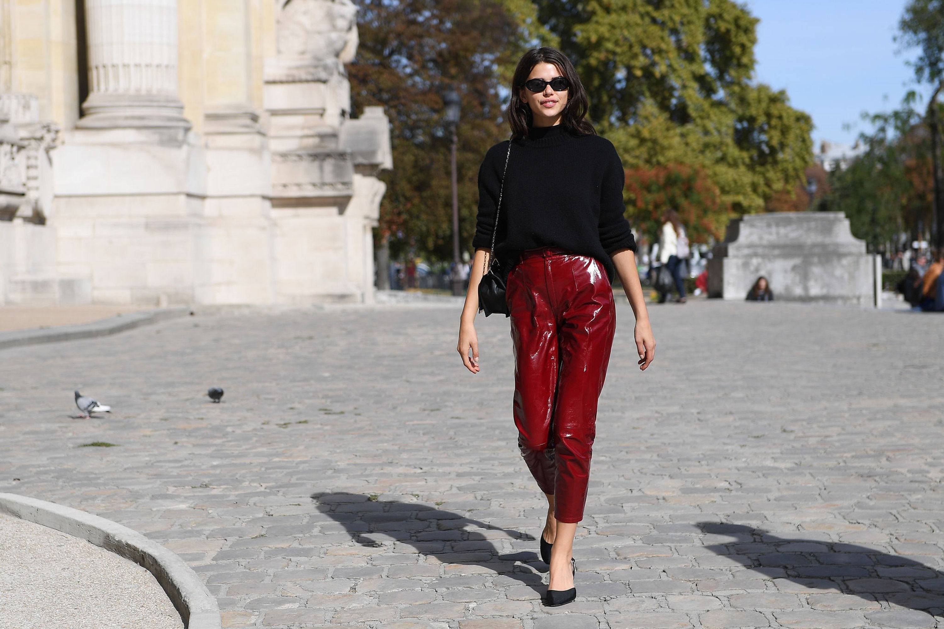 Georgia Fowler attends the Elie Saab show