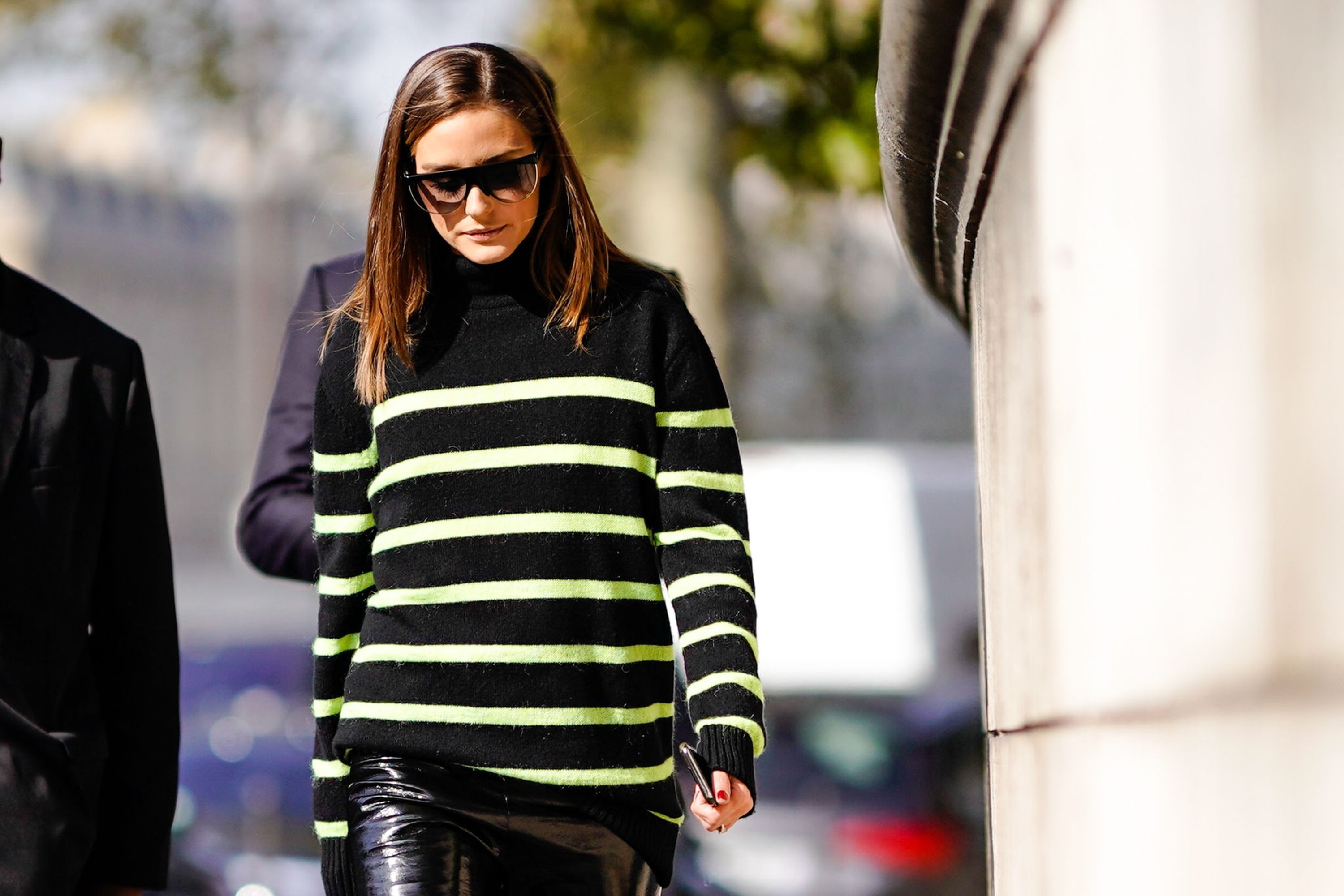 Olivia Palermo attends the Balmain show