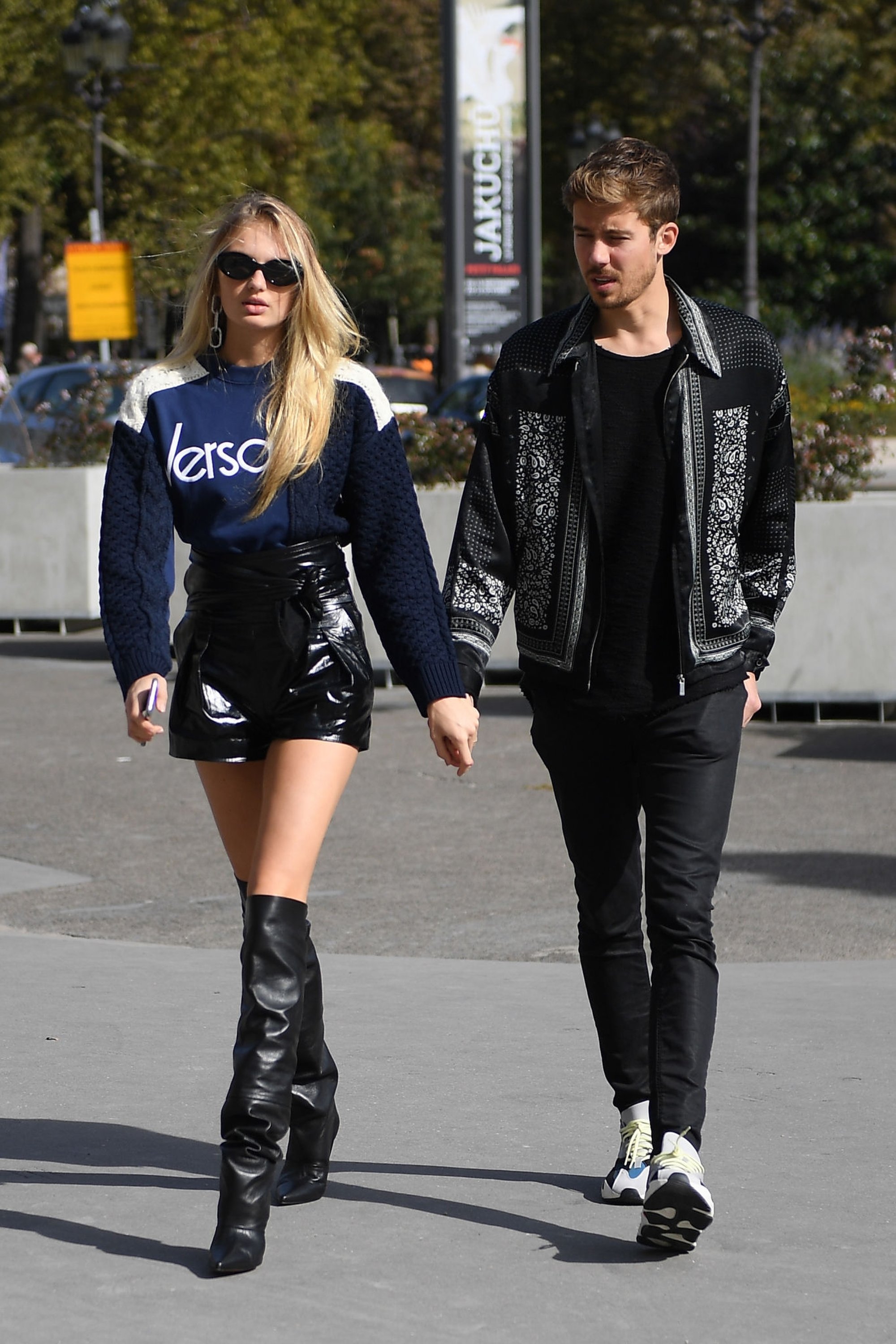 Romee Strijd attends the Elie Saab show