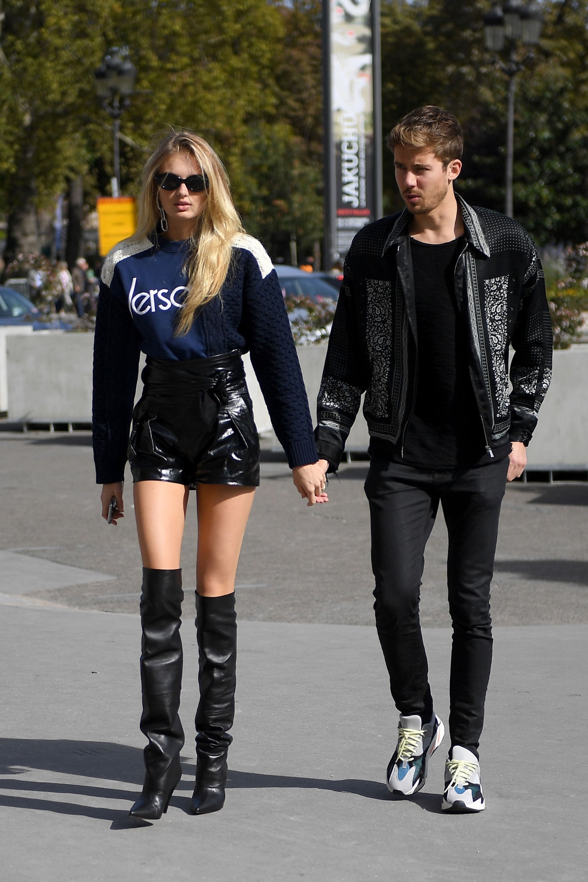 Romee Strijd attends the Elie Saab show