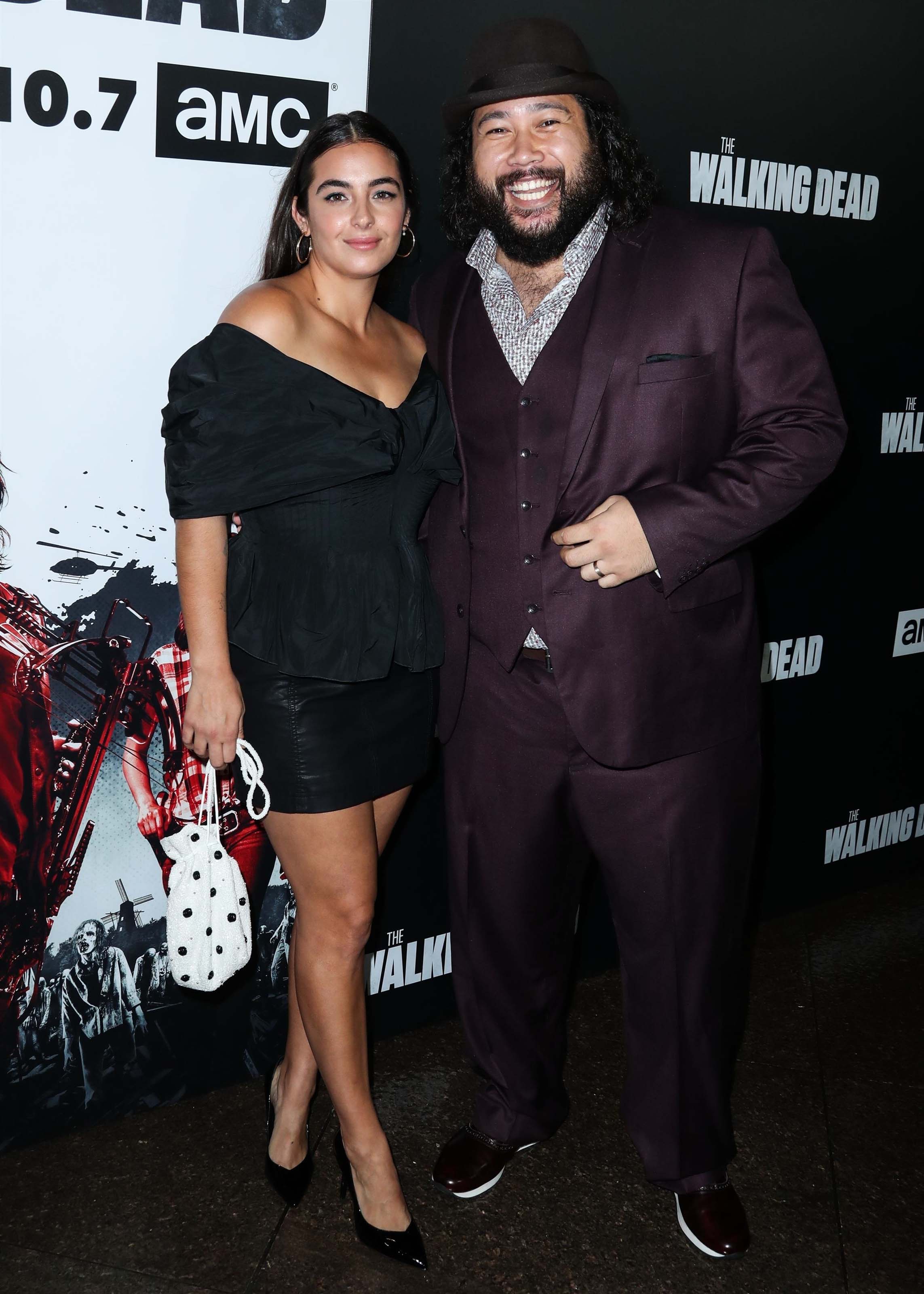 Alanna Masterson attends The Walking Dead Season 9