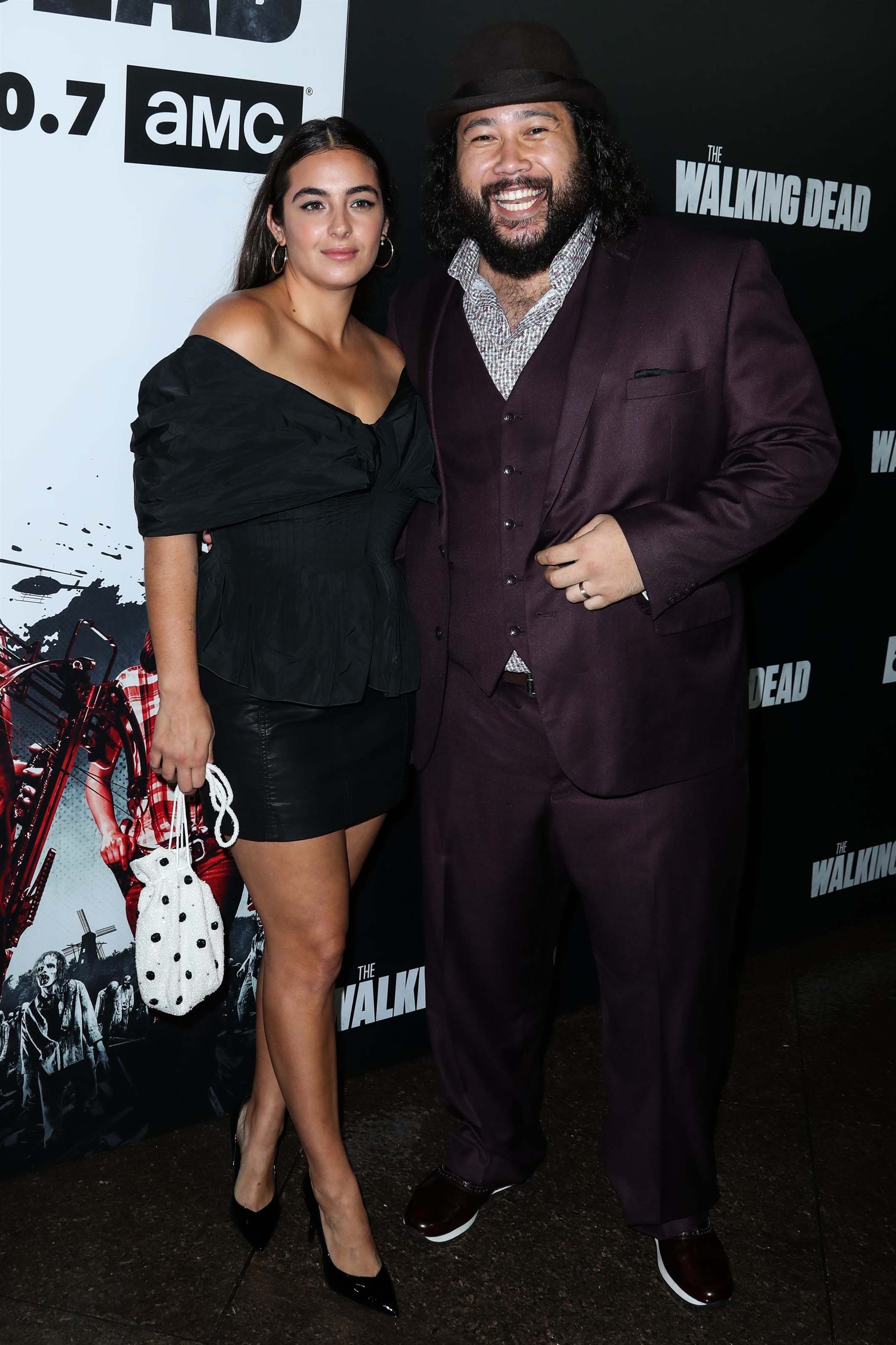 Alanna Masterson attends The Walking Dead Season 9