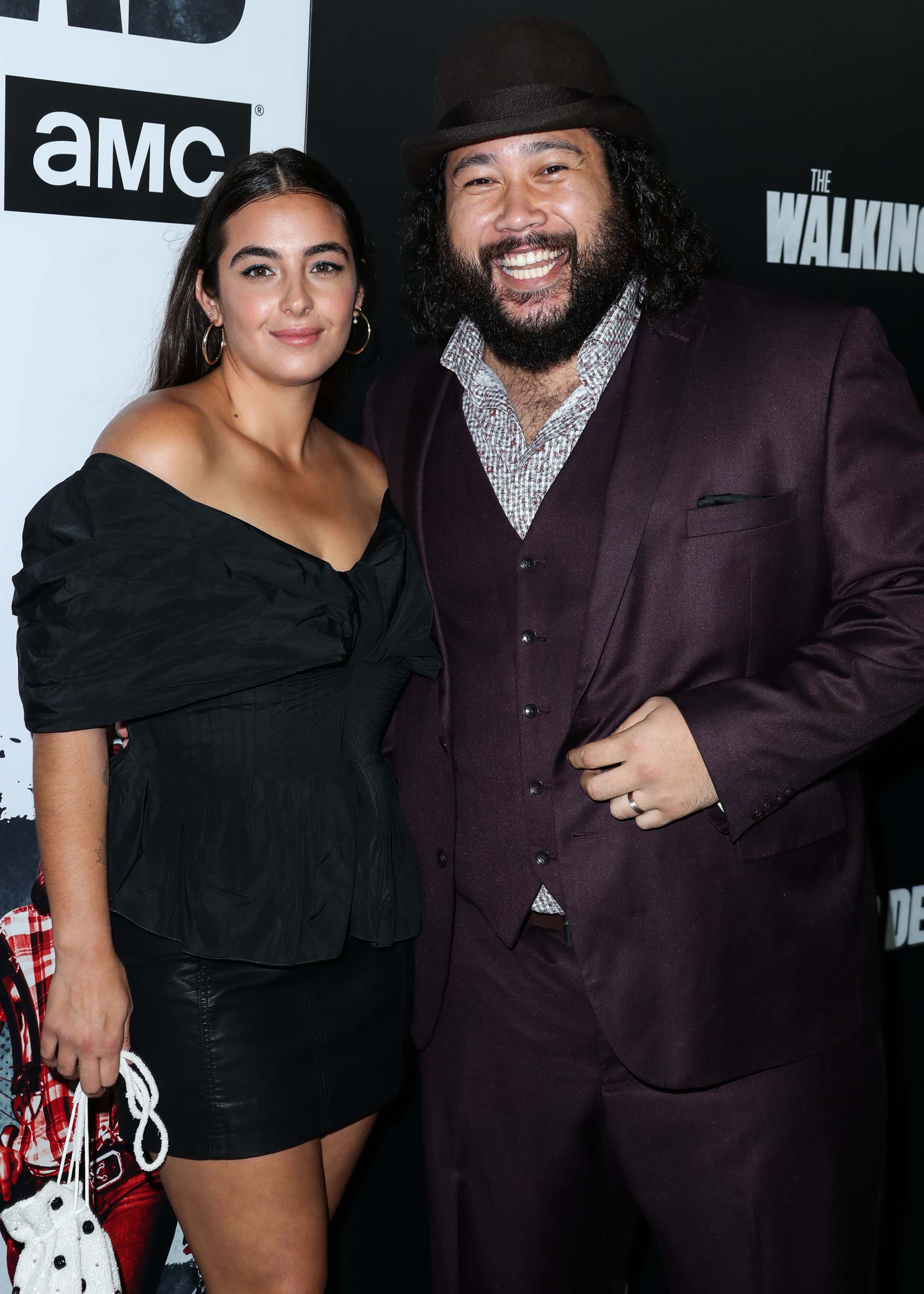 Alanna Masterson attends The Walking Dead Season 9