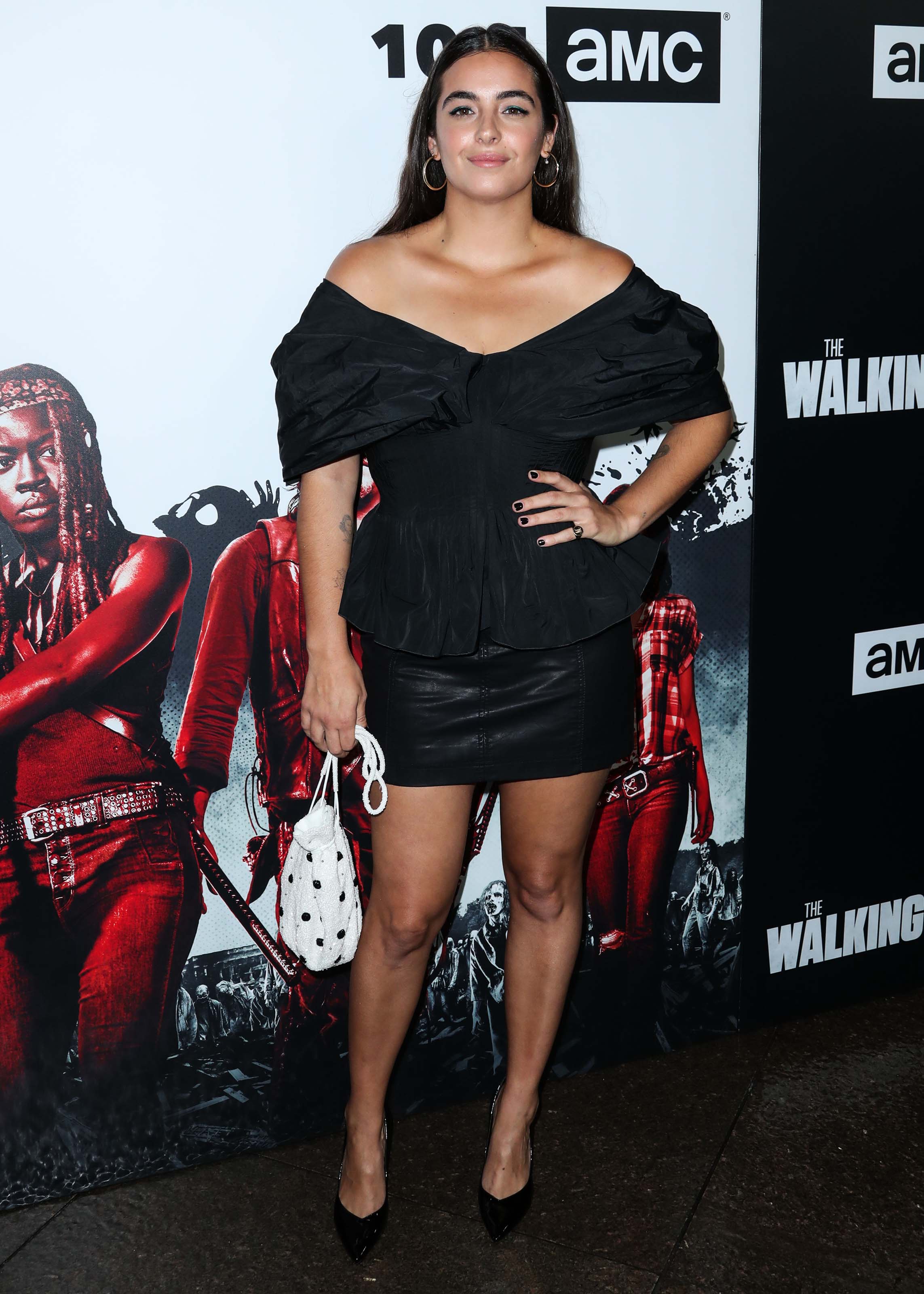 Alanna Masterson attends The Walking Dead Season 9