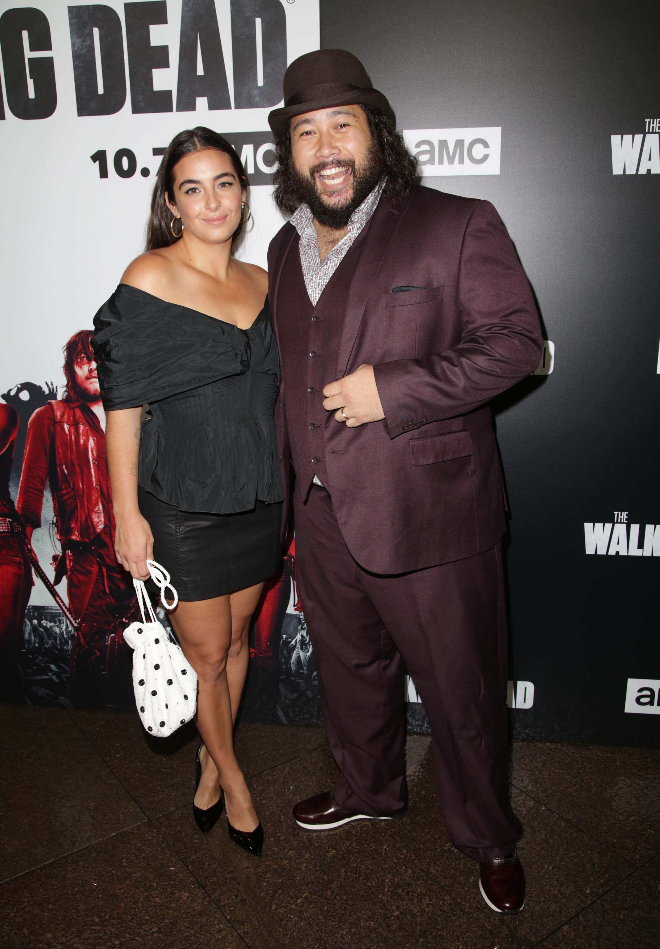 Alanna Masterson attends The Walking Dead Season 9