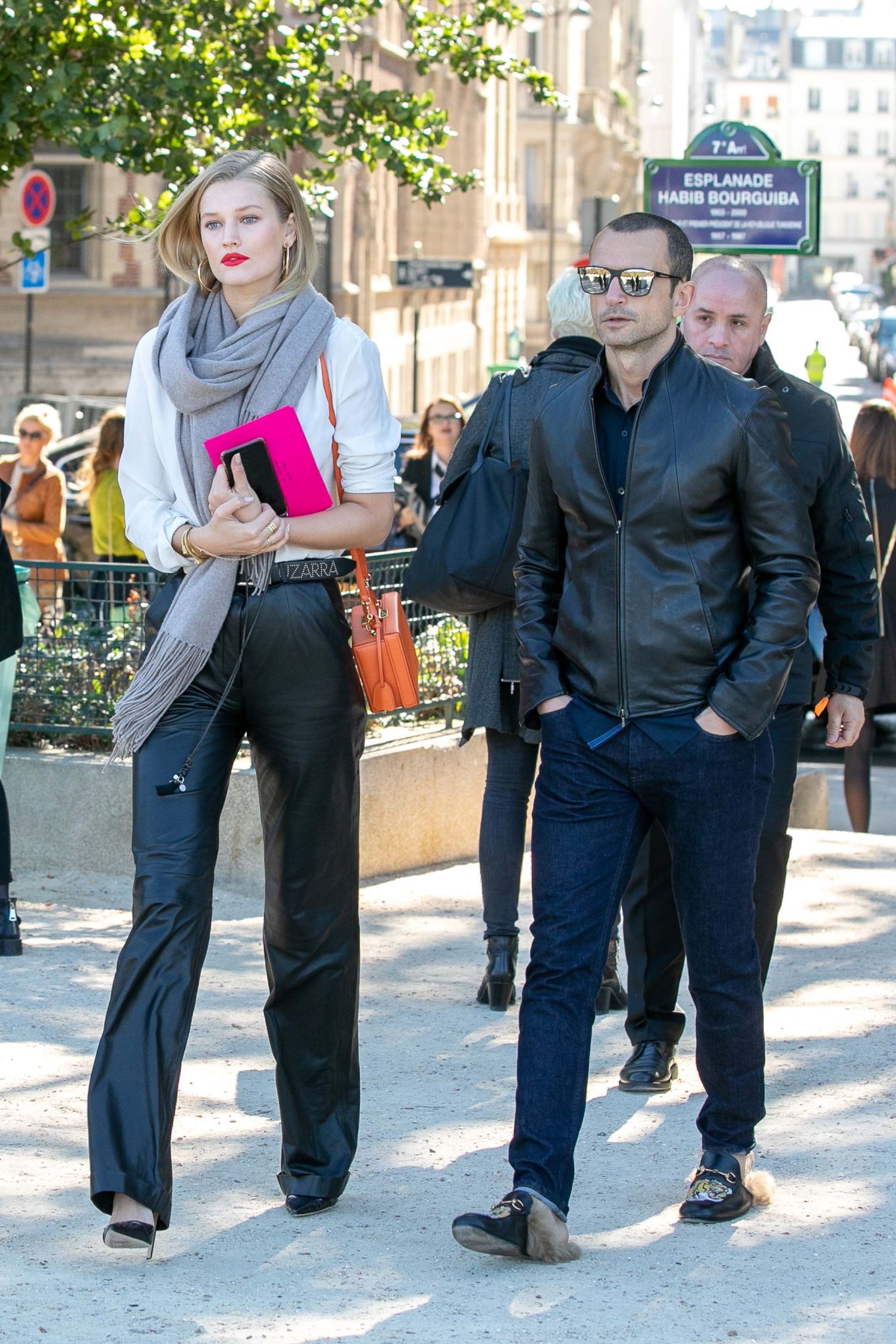 Toni Garrn is seen in Paris