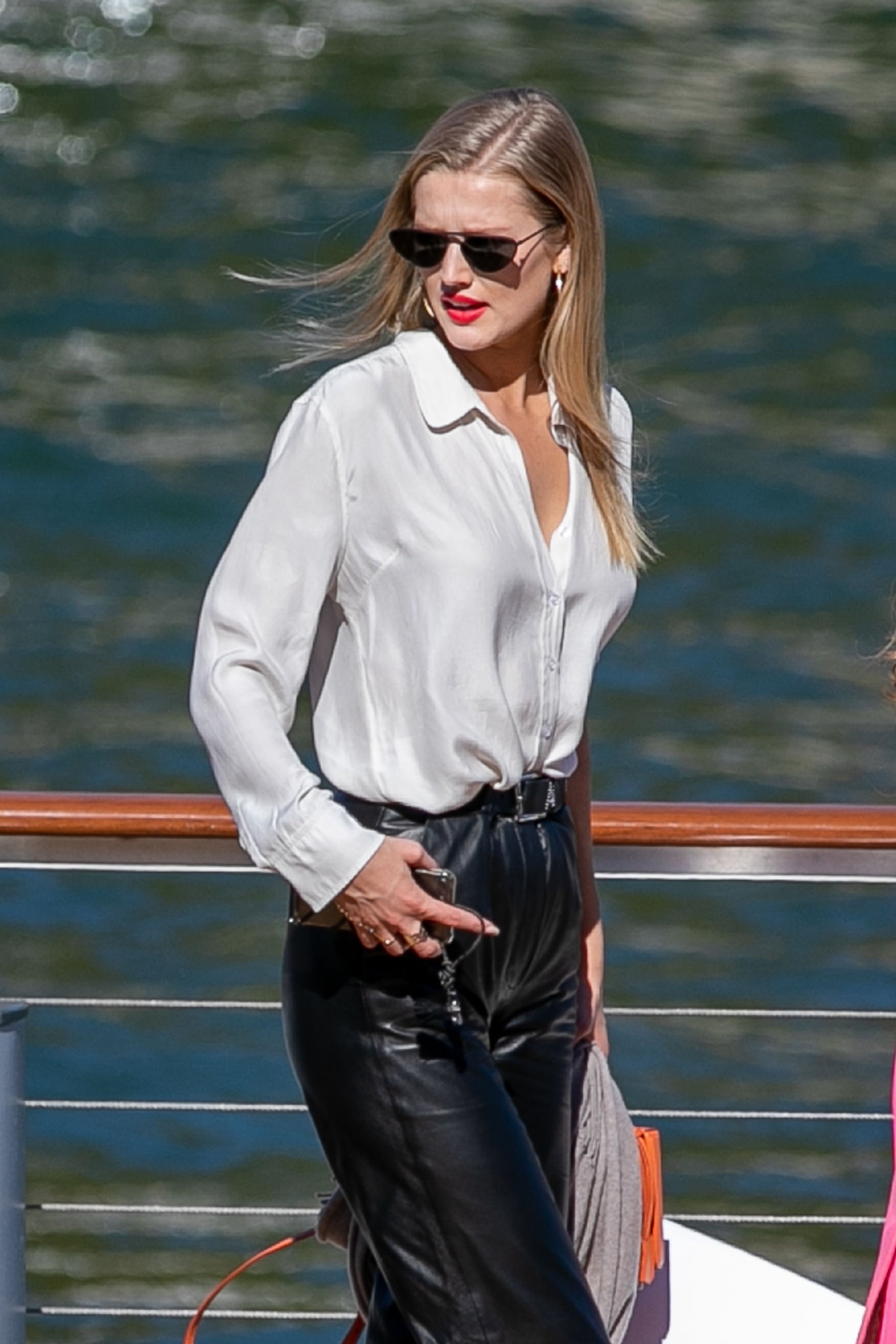 Toni Garrn is seen in Paris