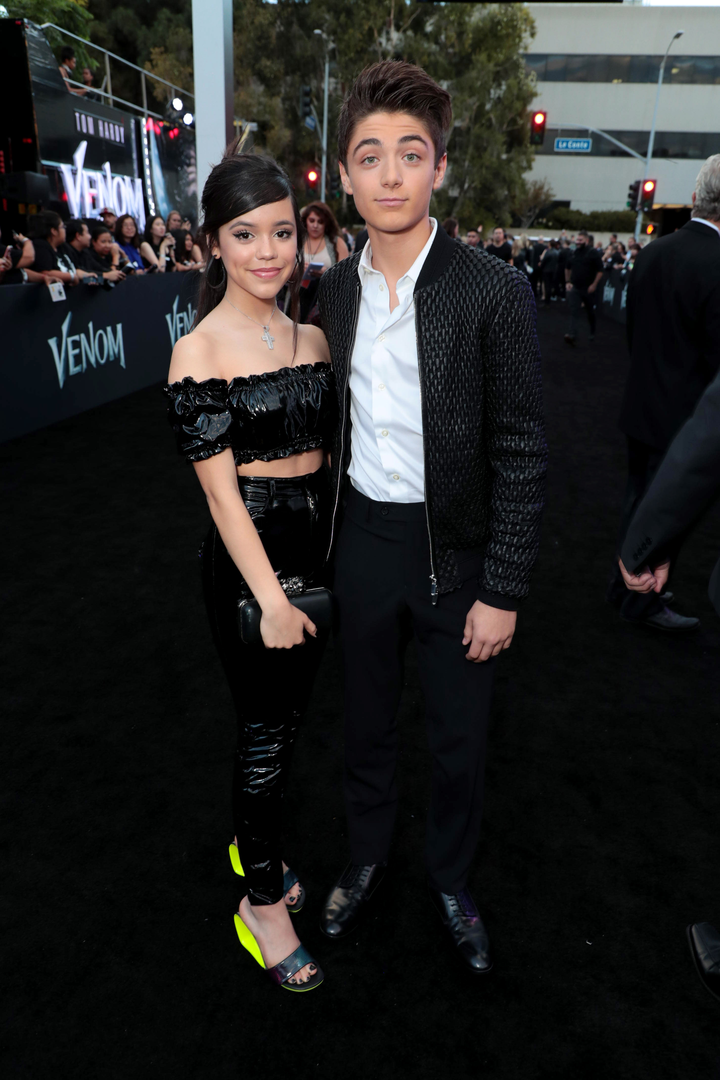 Jenna Ortega attends Premiere of Venom