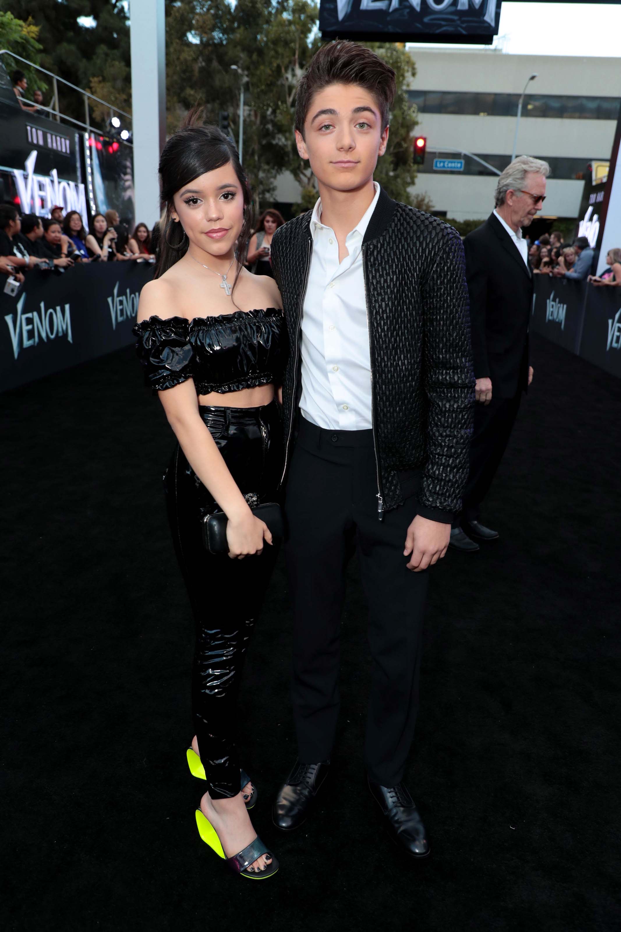 Jenna Ortega attends Premiere of Venom