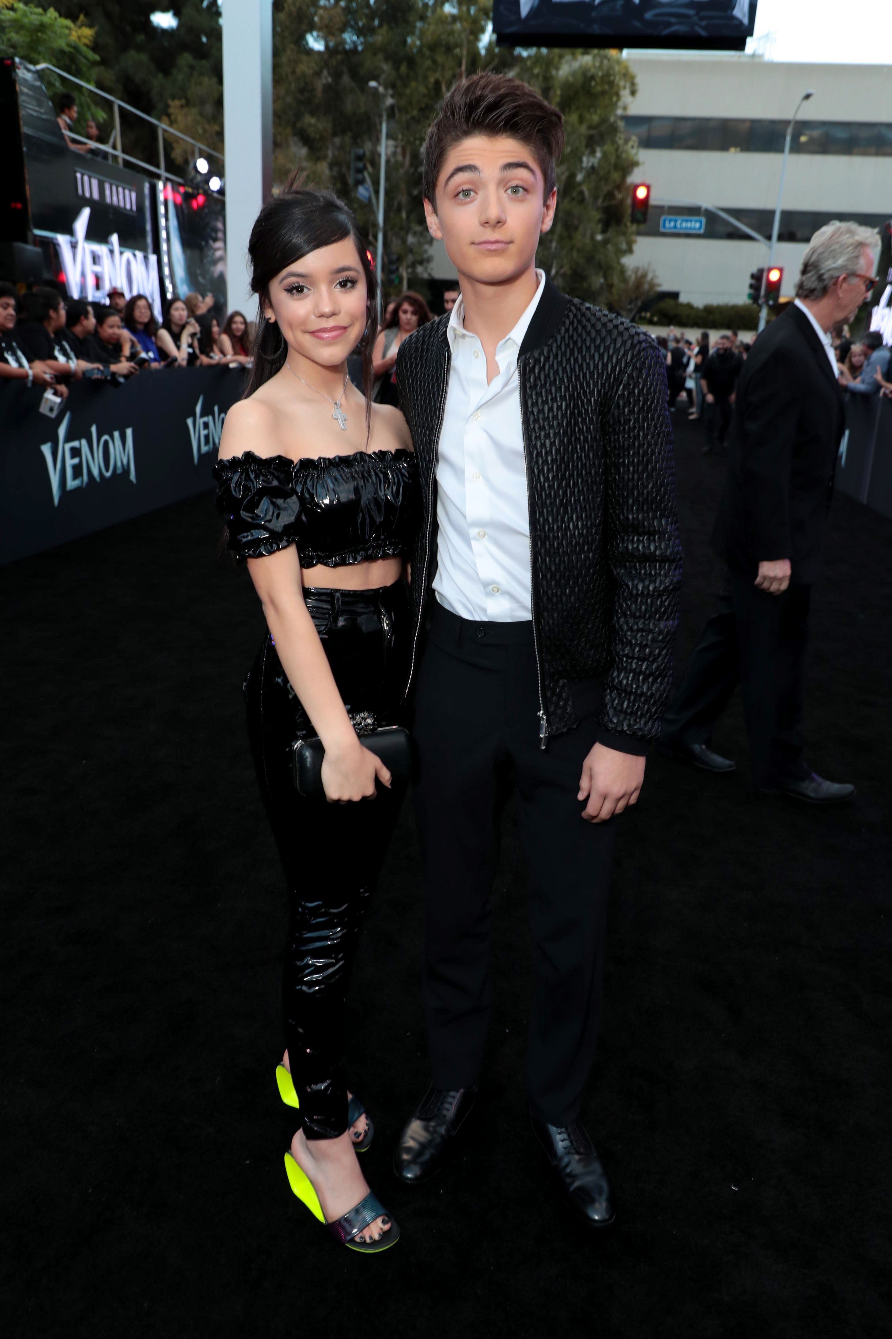 Jenna Ortega attends Premiere of Venom