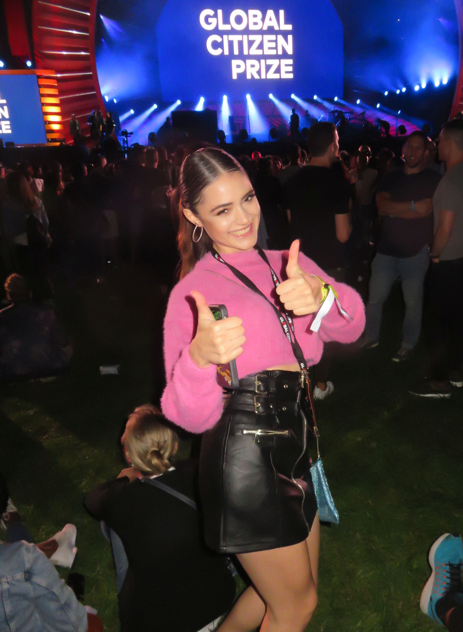 Luna Blaise attends Global Citizen Festival