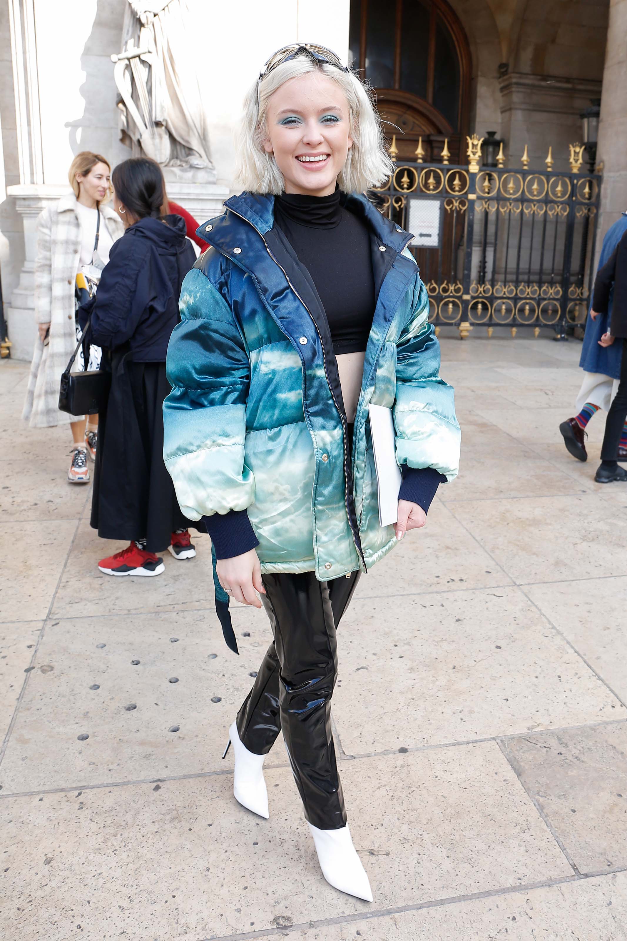 Zara Larsson attends Stella McCartney show in Paris