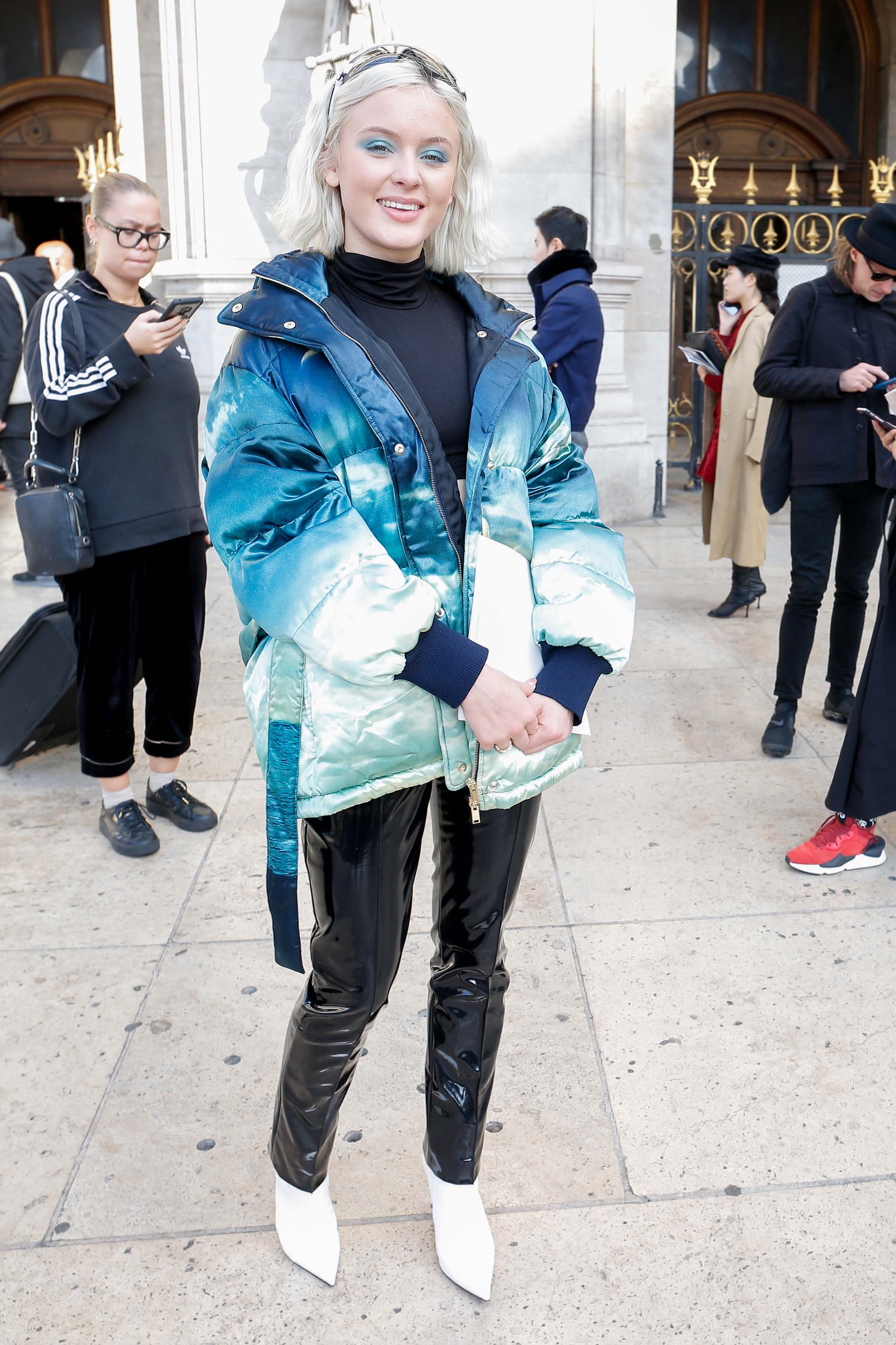 Zara Larsson attends Stella McCartney show in Paris