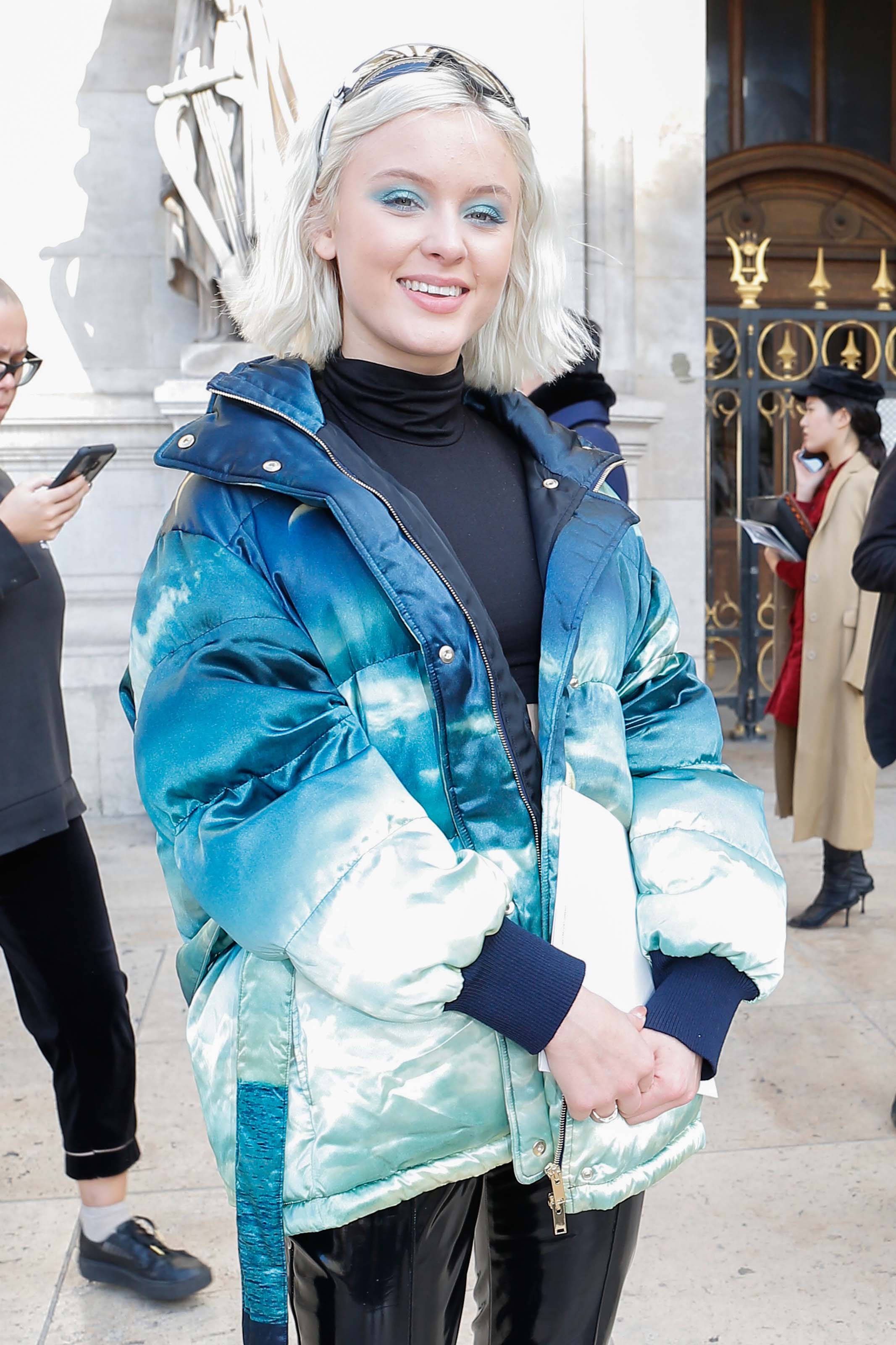 Zara Larsson attends Stella McCartney show in Paris