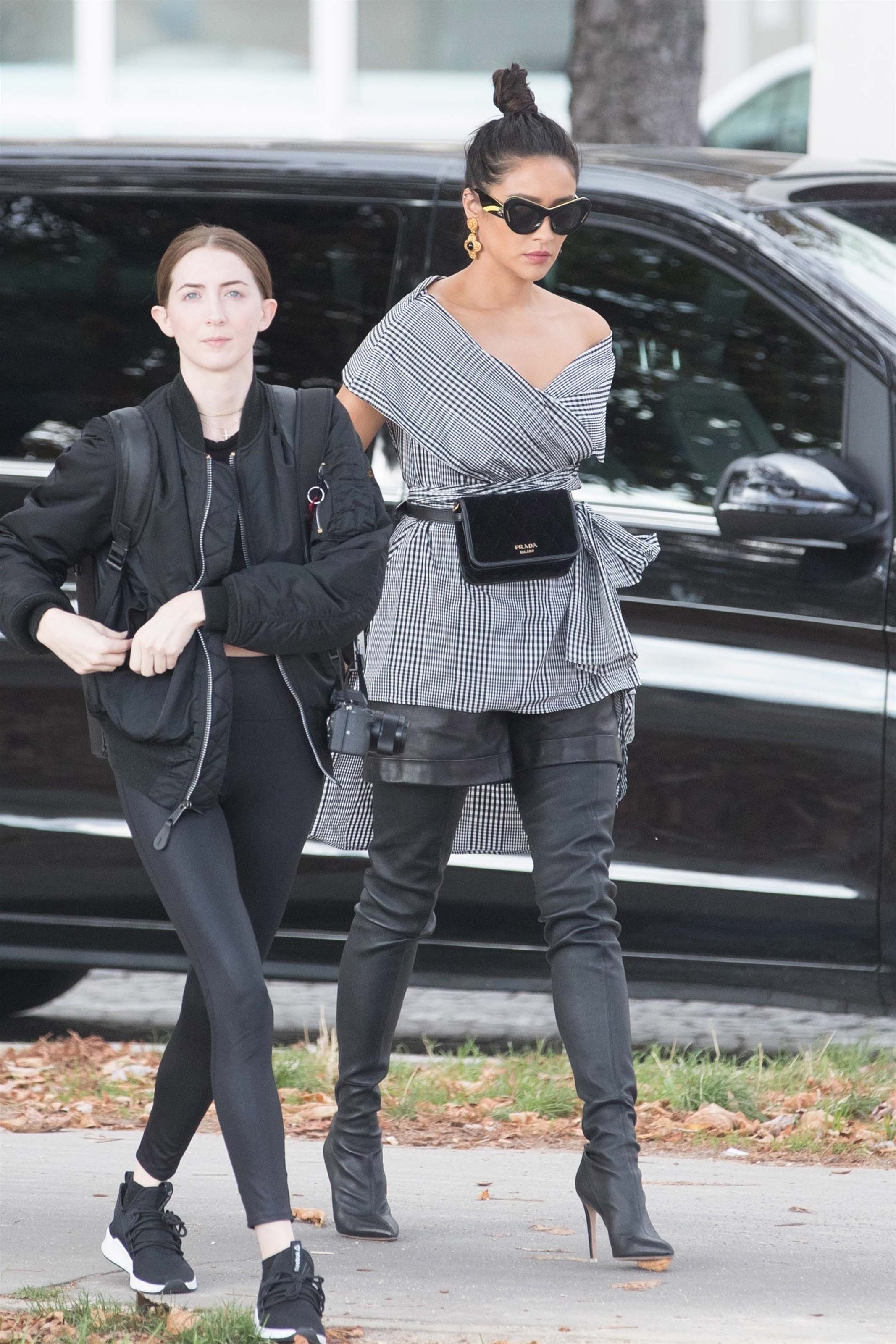 Shay Mitchell out and about in Paris