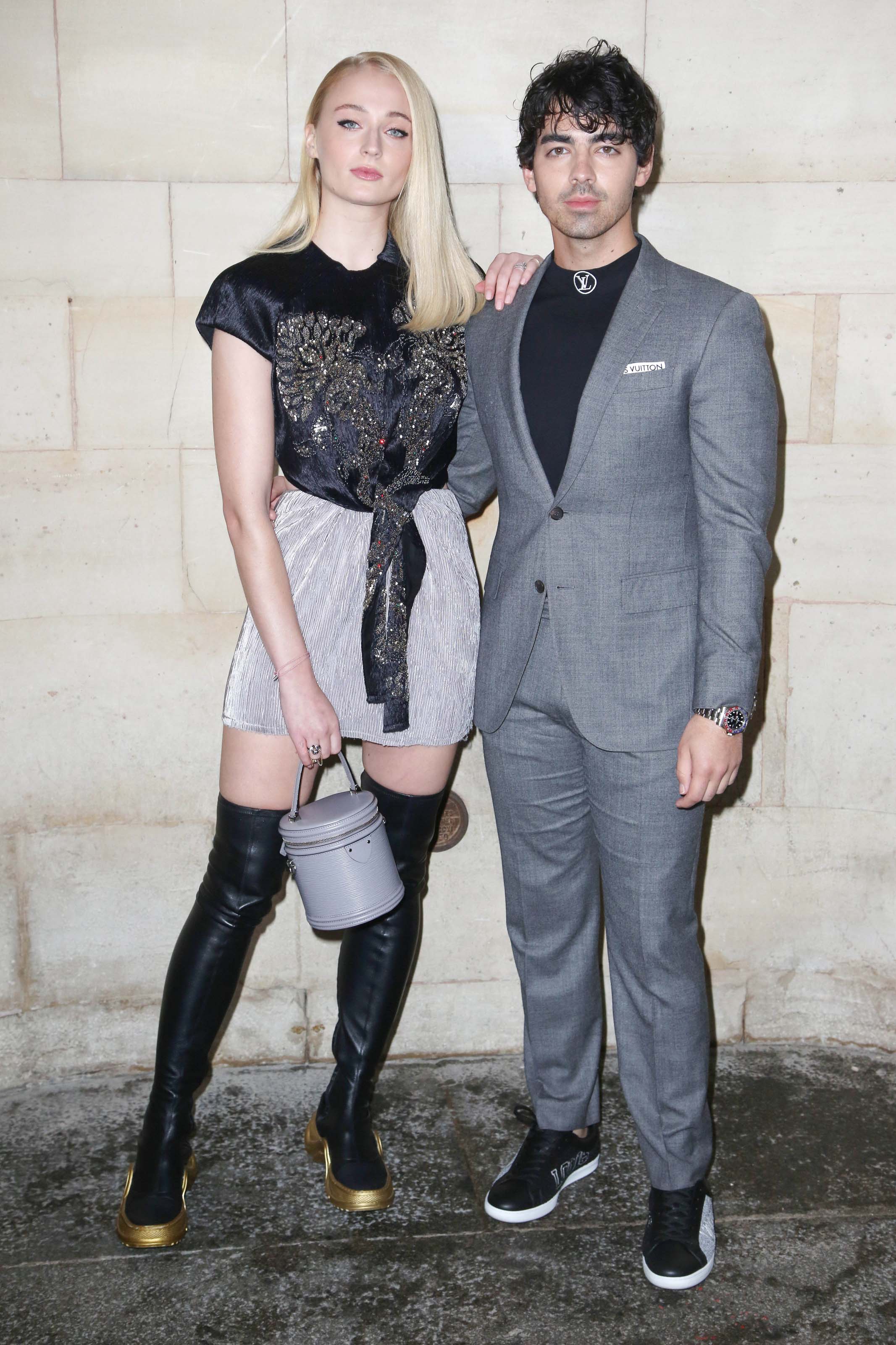 Sophie Turner attends Louis Vuitton show