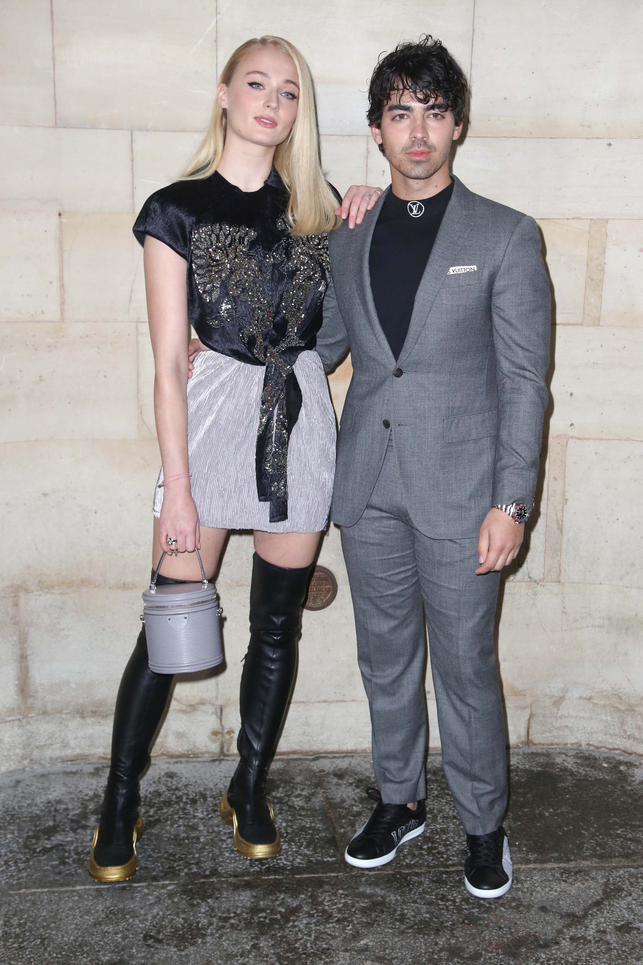 Sophie Turner attends Louis Vuitton show
