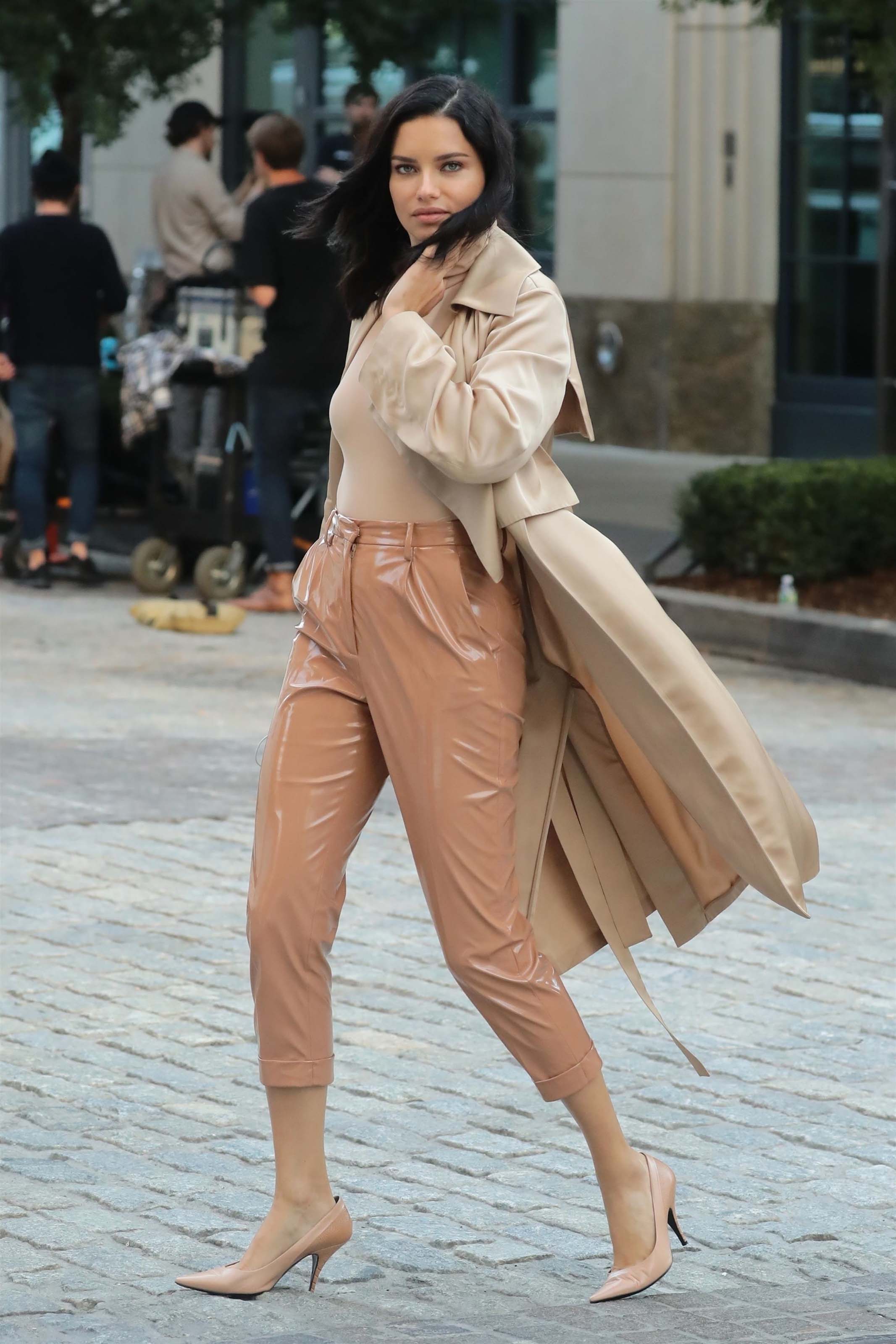 Adriana Lima spotted on a video shoot