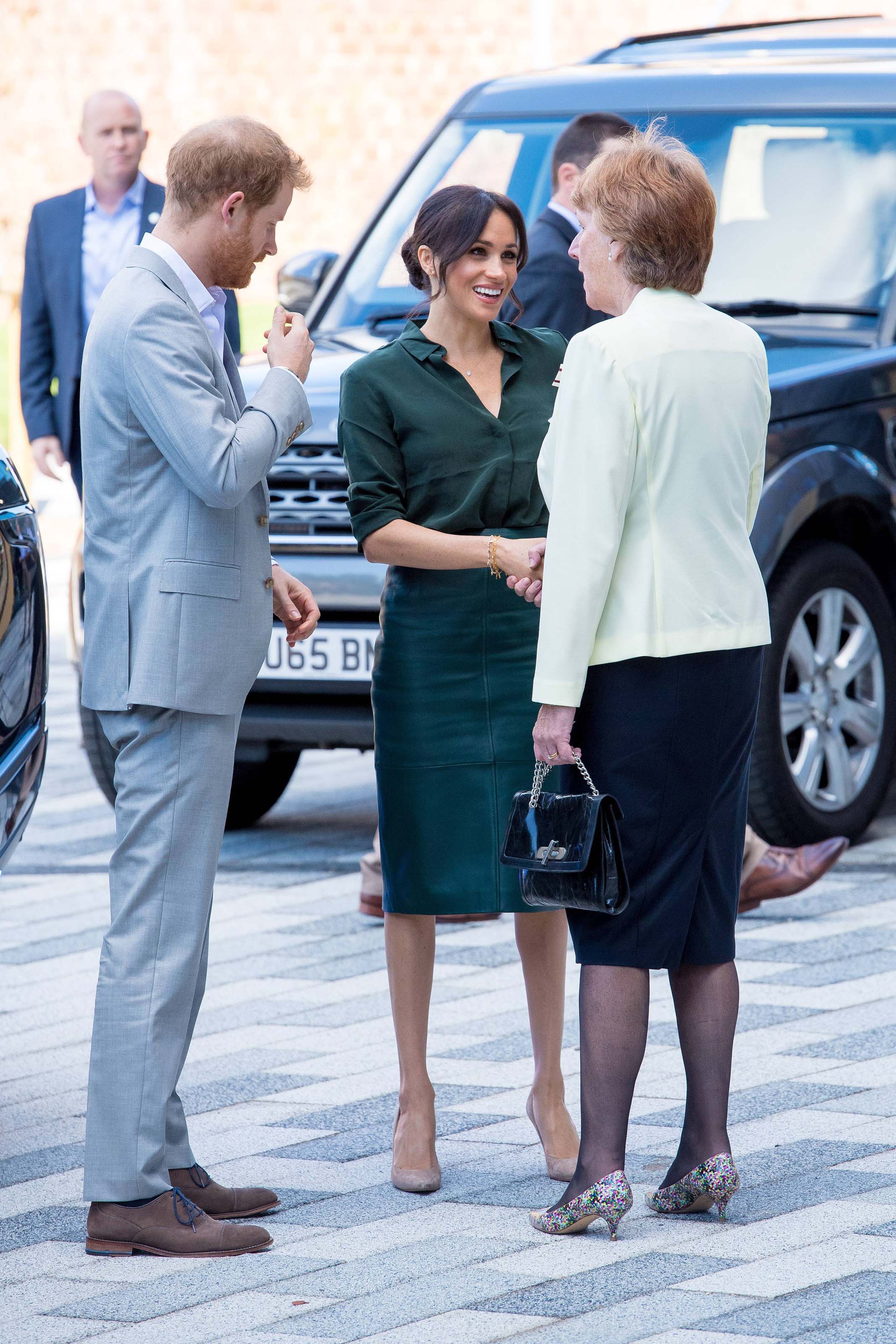 Meghan Markle at First official visit to Sussex