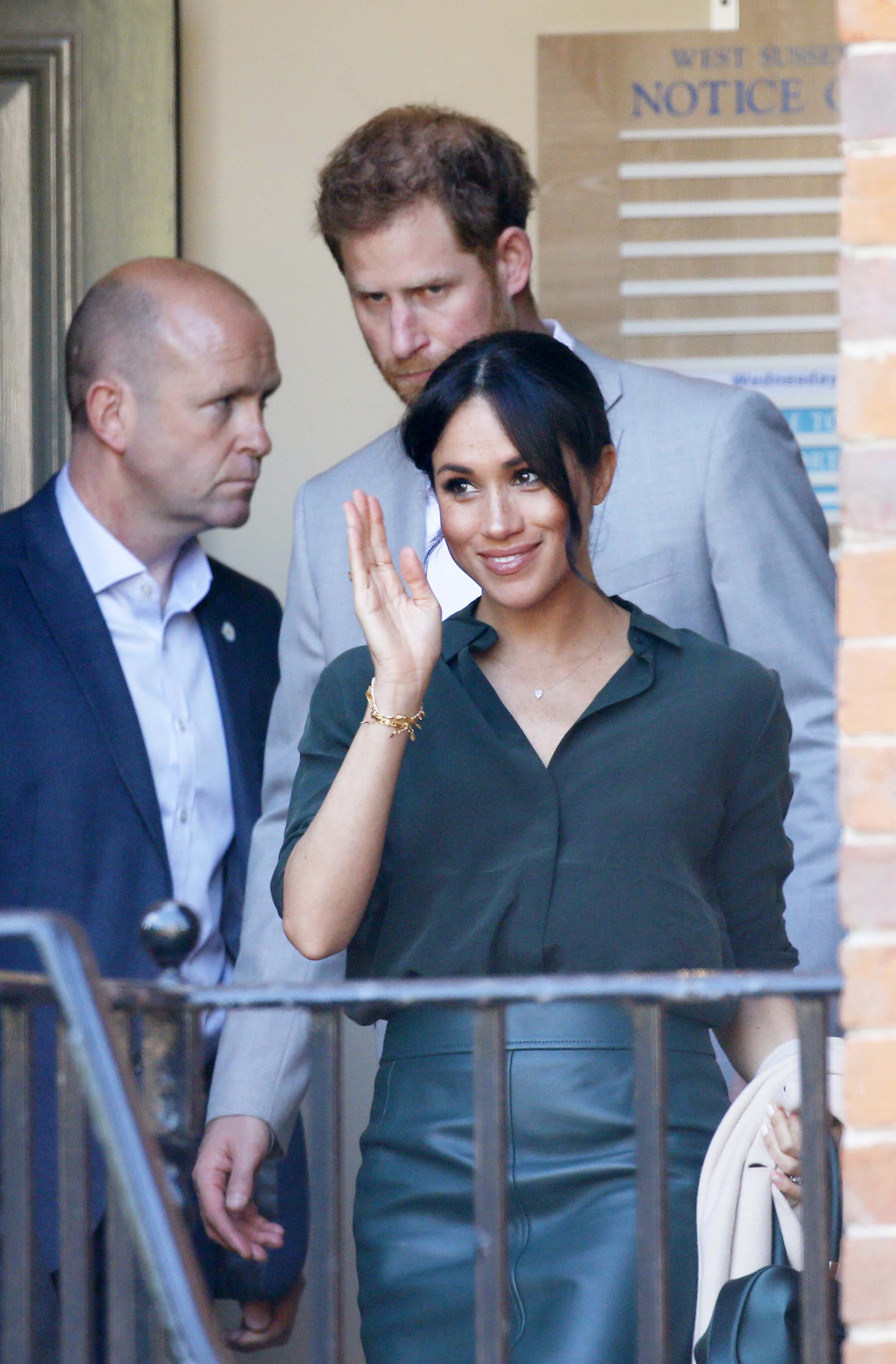 Meghan Markle at First official visit to Sussex