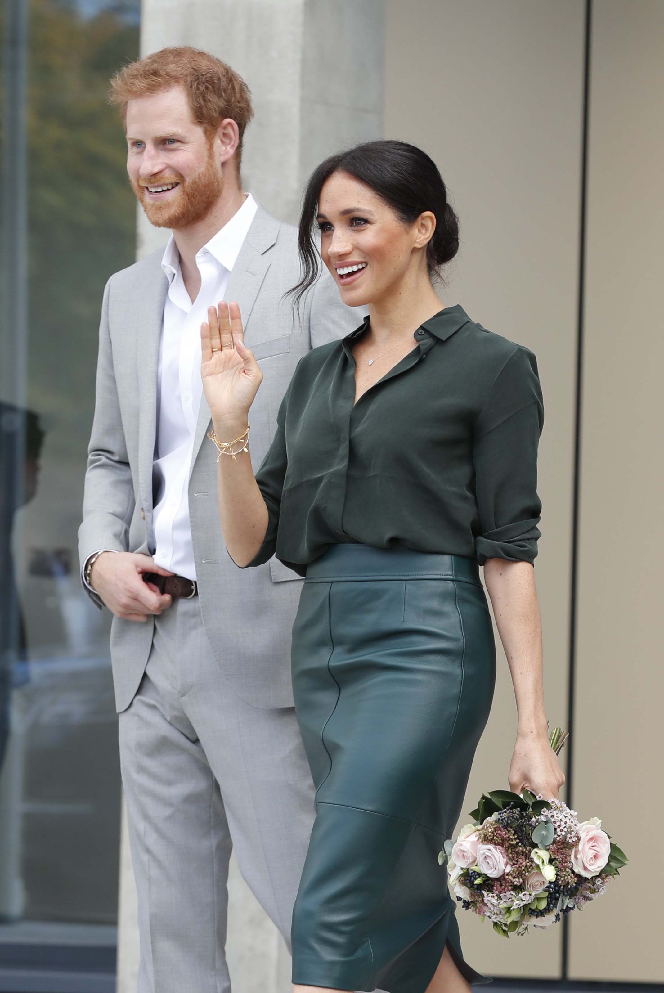 Meghan Markle at First official visit to Sussex
